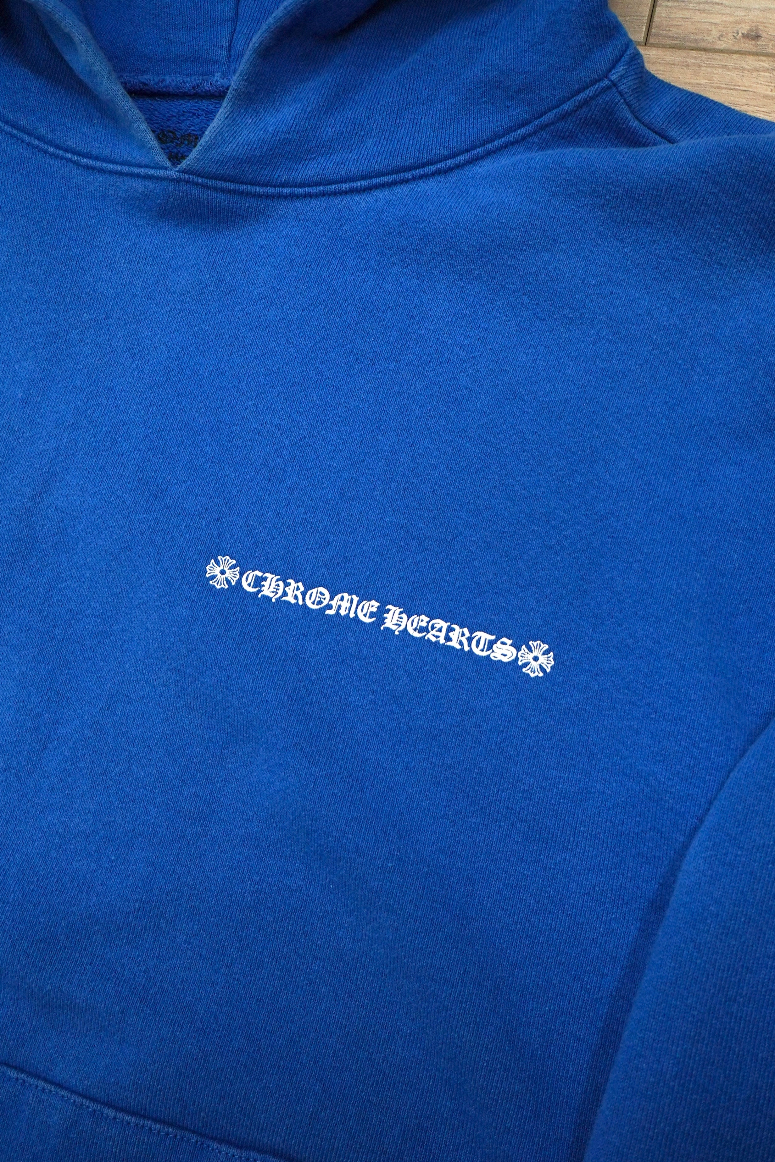 Chrome Hearts x Matty Boy Space Blue Pullover Hoodie