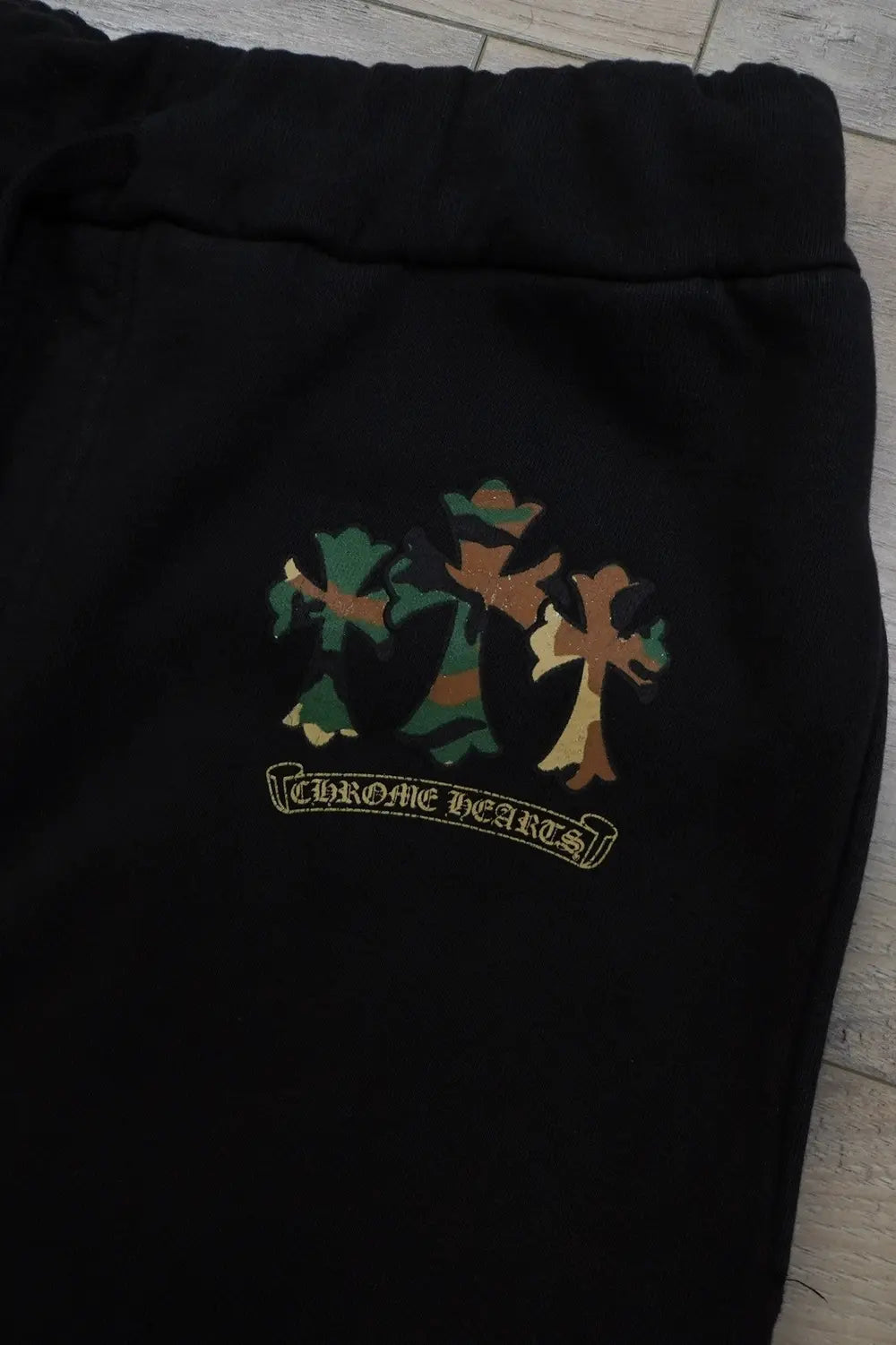 Chrome Hearts Camo Triple Cross Logo Sweatpants