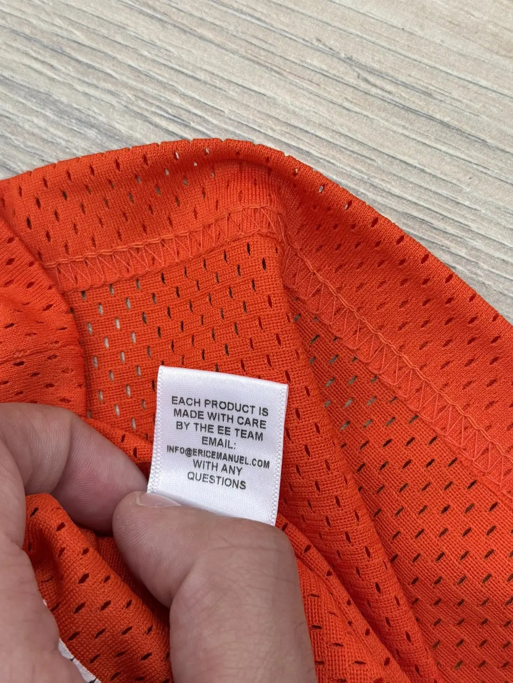 Eric Emanuel EE Akimbo Tyrrell Winston Short — Orange