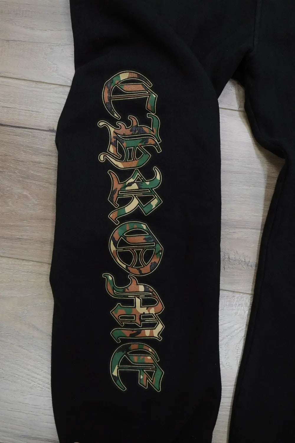 Chrome Hearts Camo Triple Cross Logo Sweatpants
