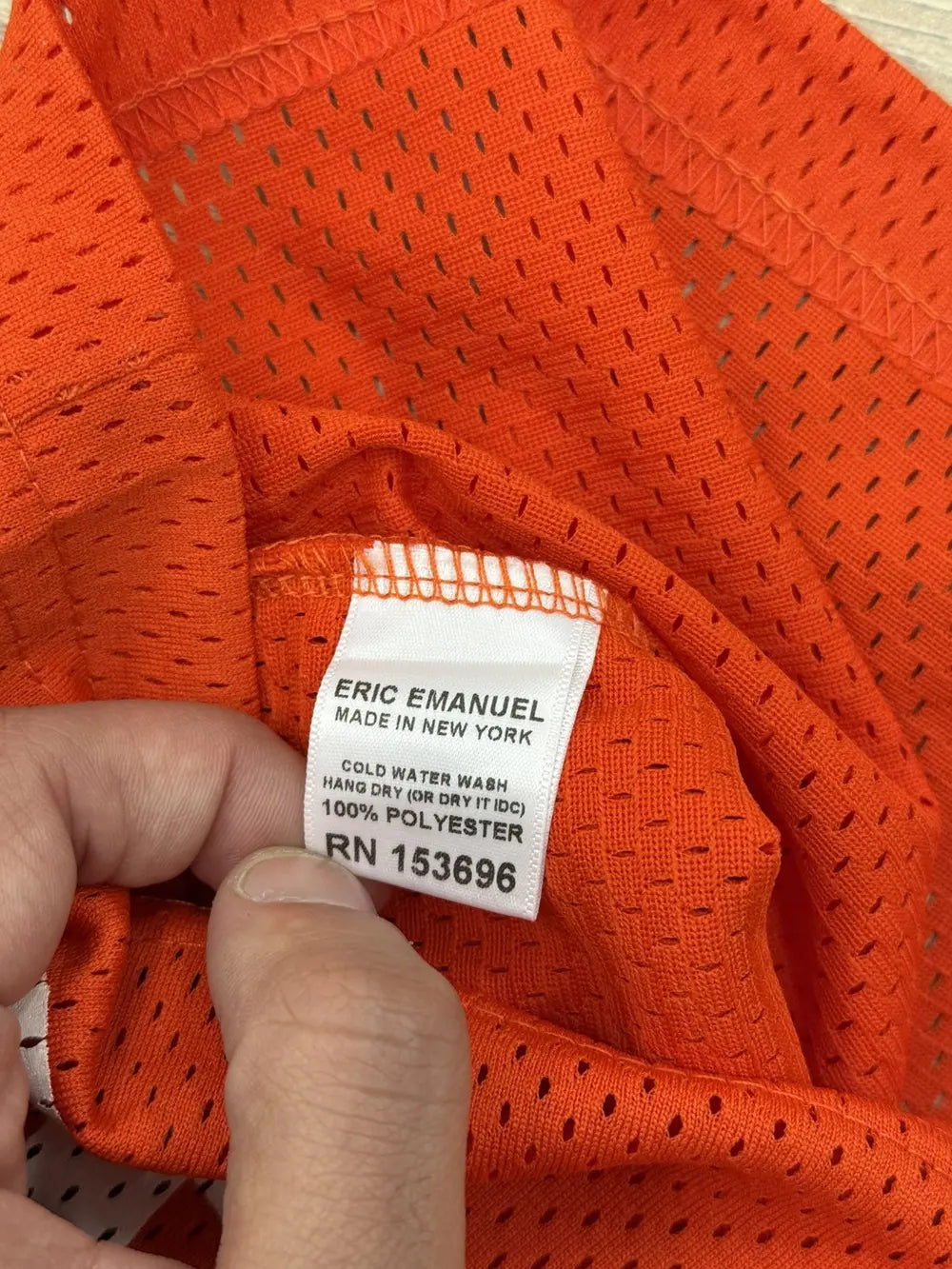 Eric Emanuel EE Akimbo Tyrrell Winston Short — Orange