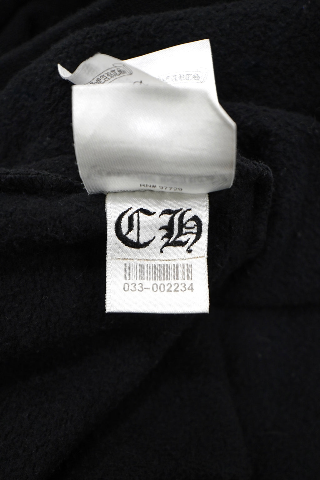 Chrome Hearts Horseshoe Floral Black Crewneck Sweatshirt