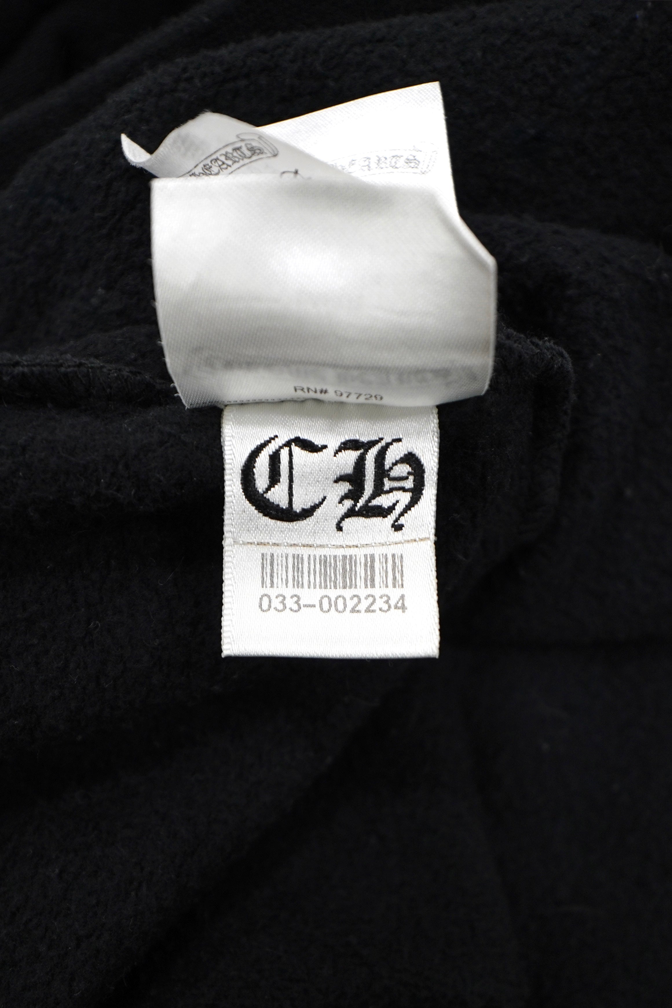 Chrome Hearts Horseshoe Floral Black Crewneck Sweatshirt