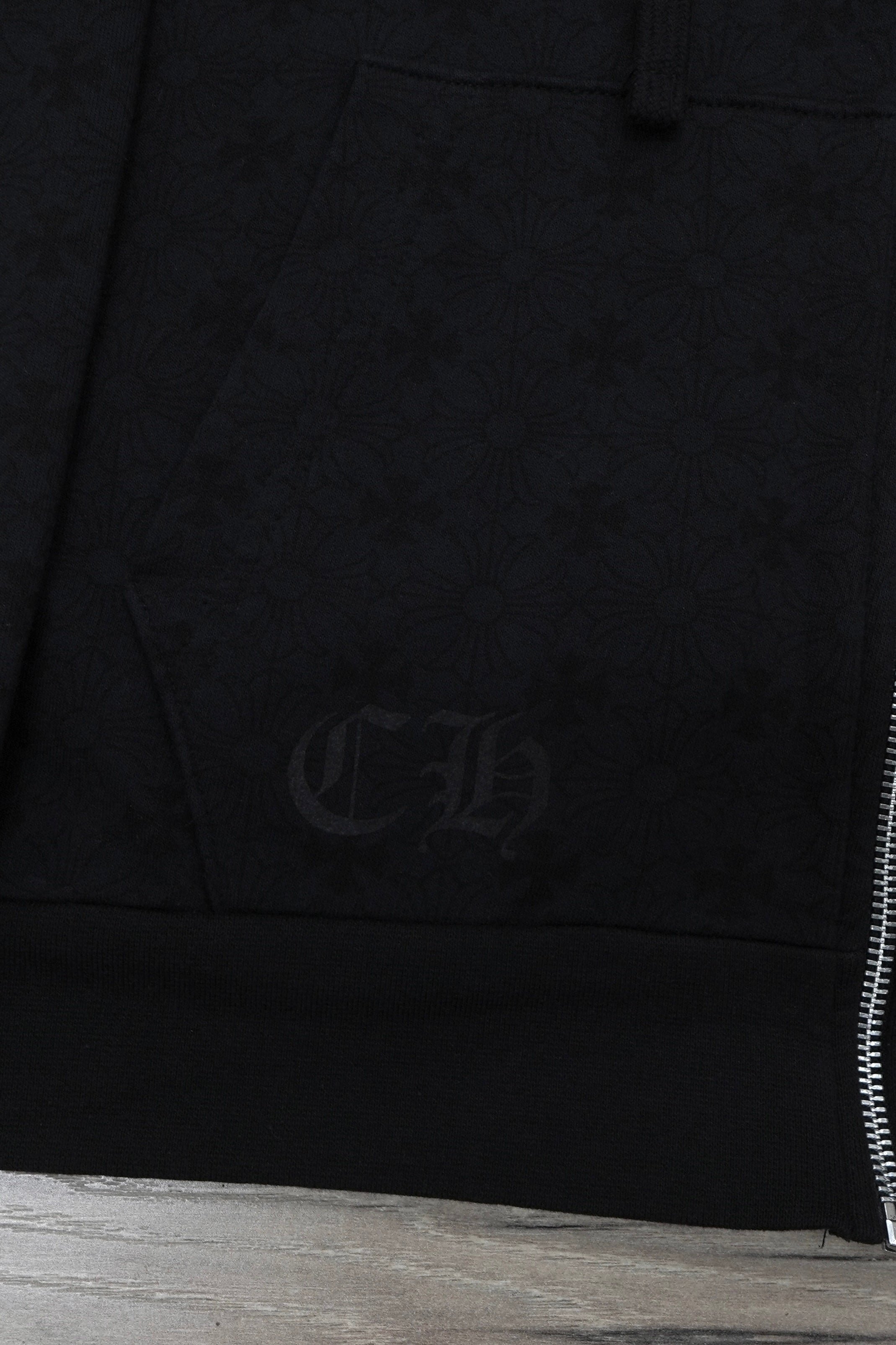 Chrome Hearts Monogram Horseshoe Zip Up Hoodie