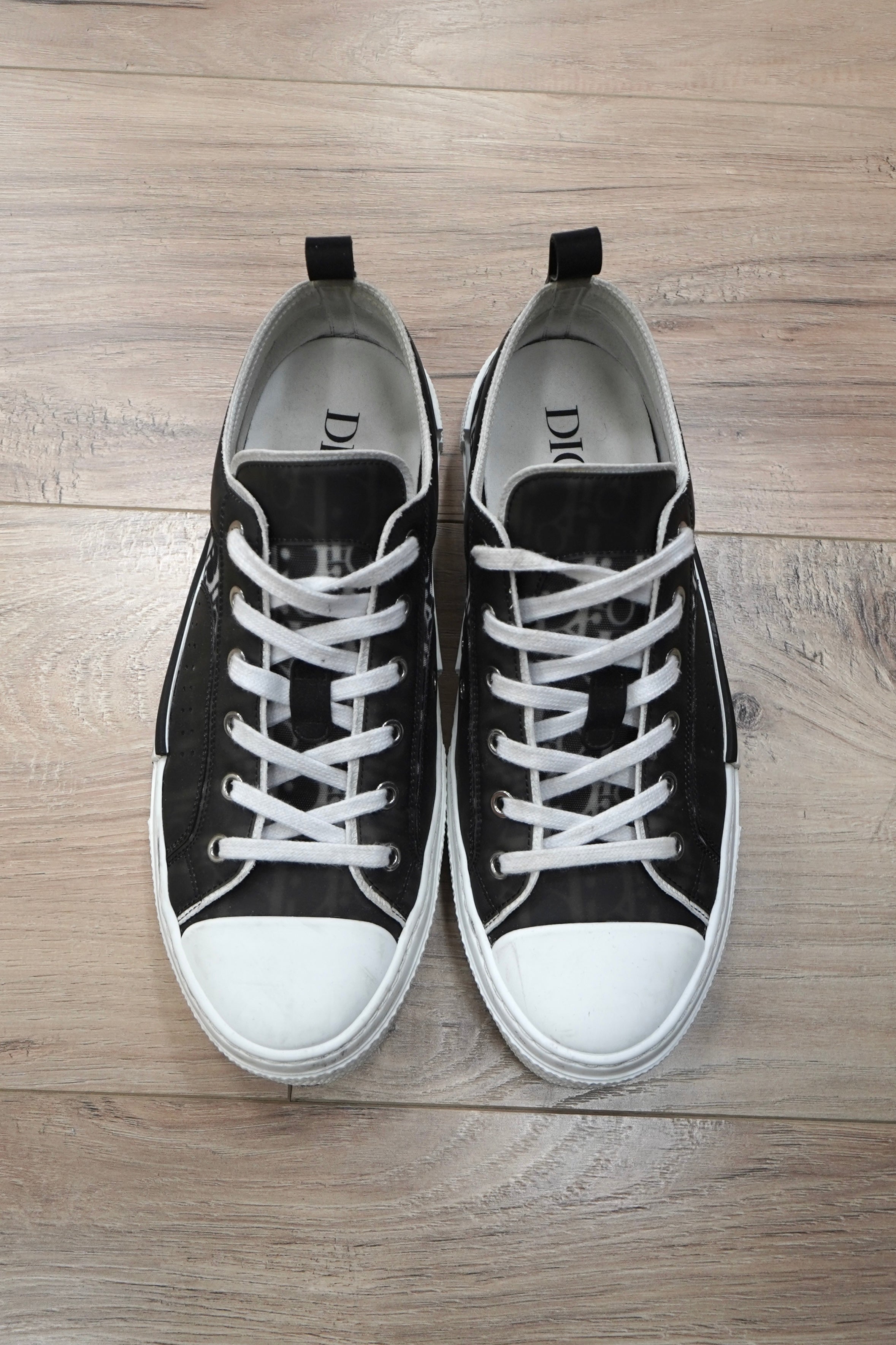 Dior B23 Low Black White Oblique