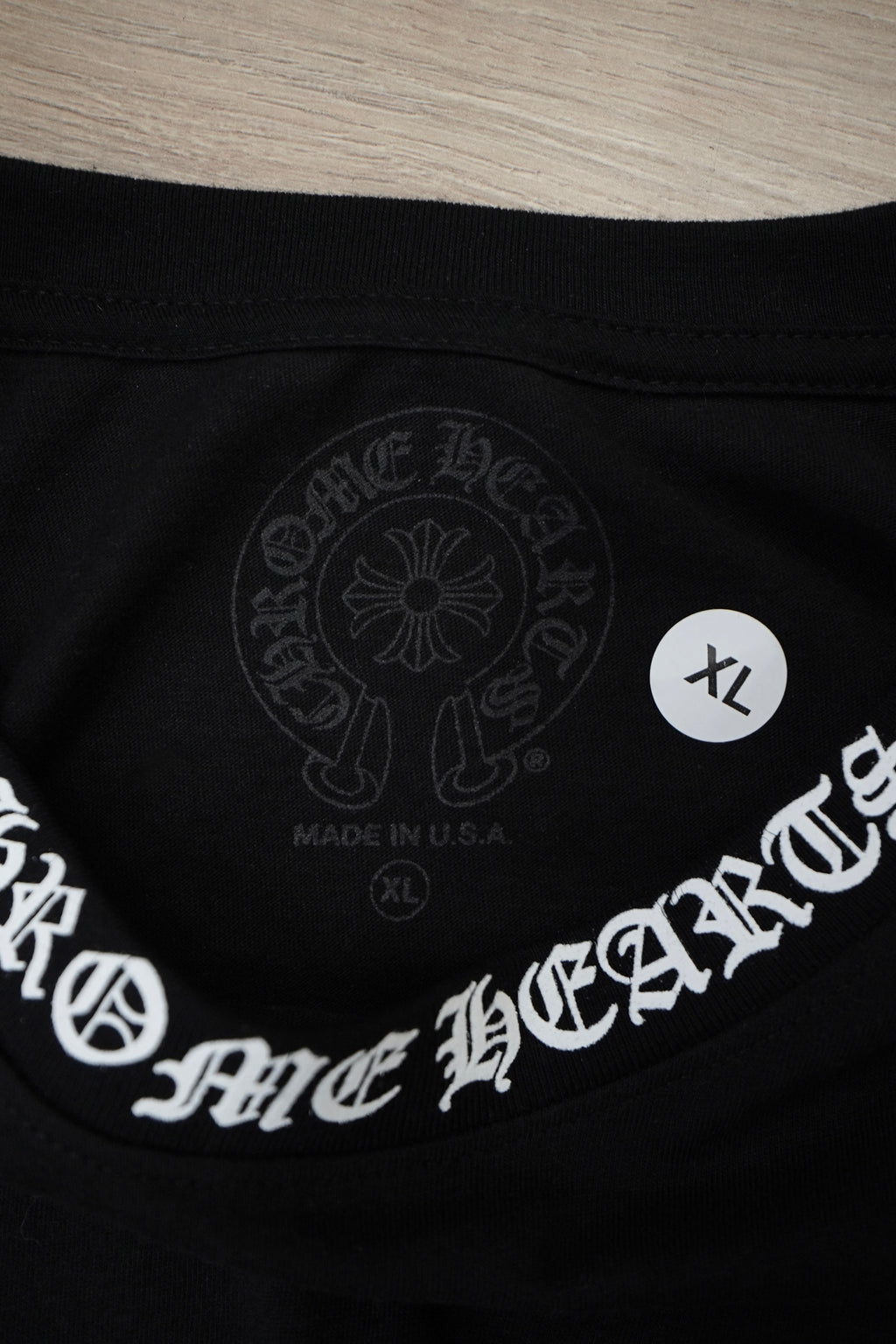 Chrome Hearts Neck Logo Black Long Sleeve