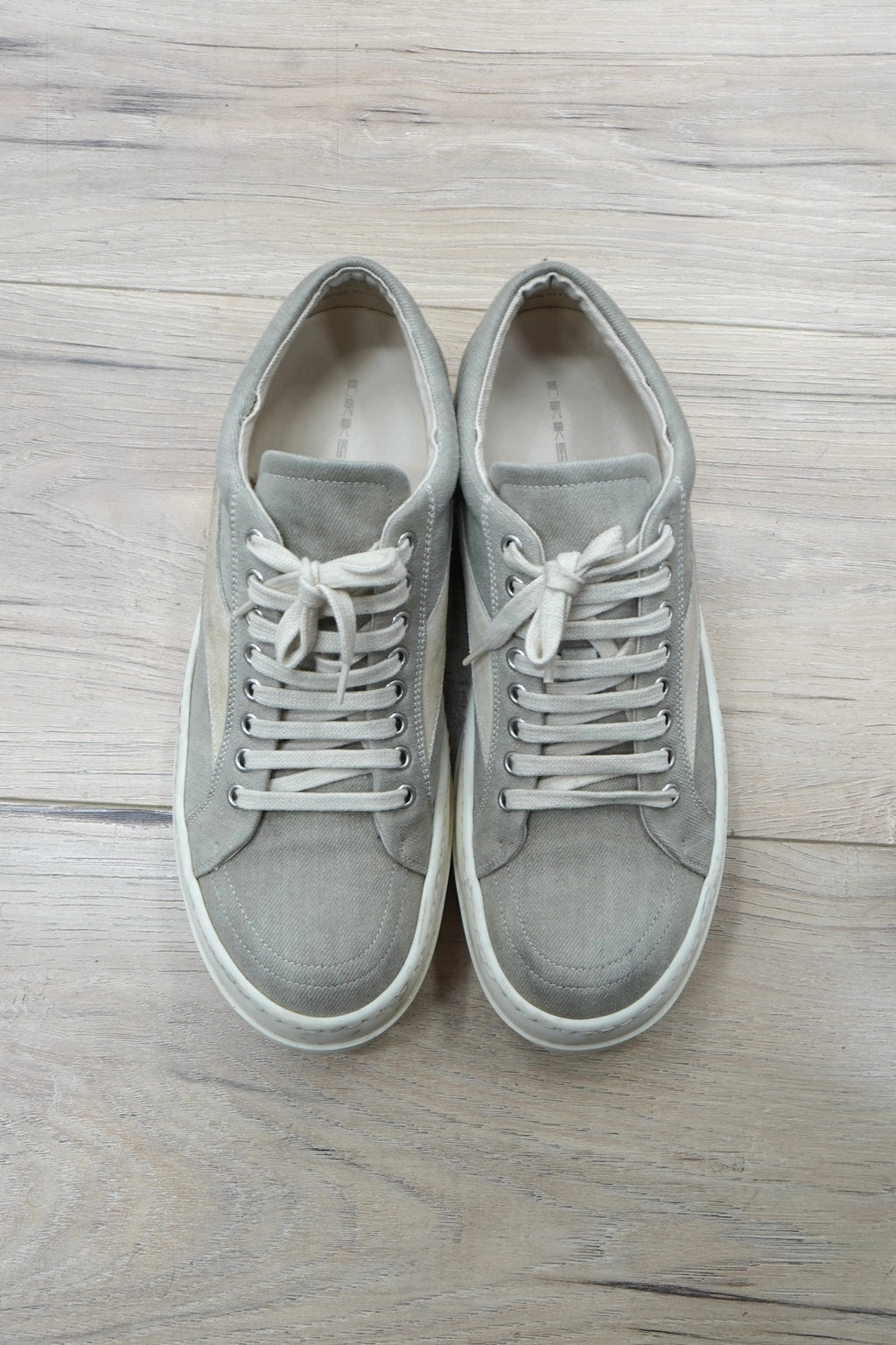 Rick Owens DRKSHDW Vintage Sneaks 'Sand Milk'