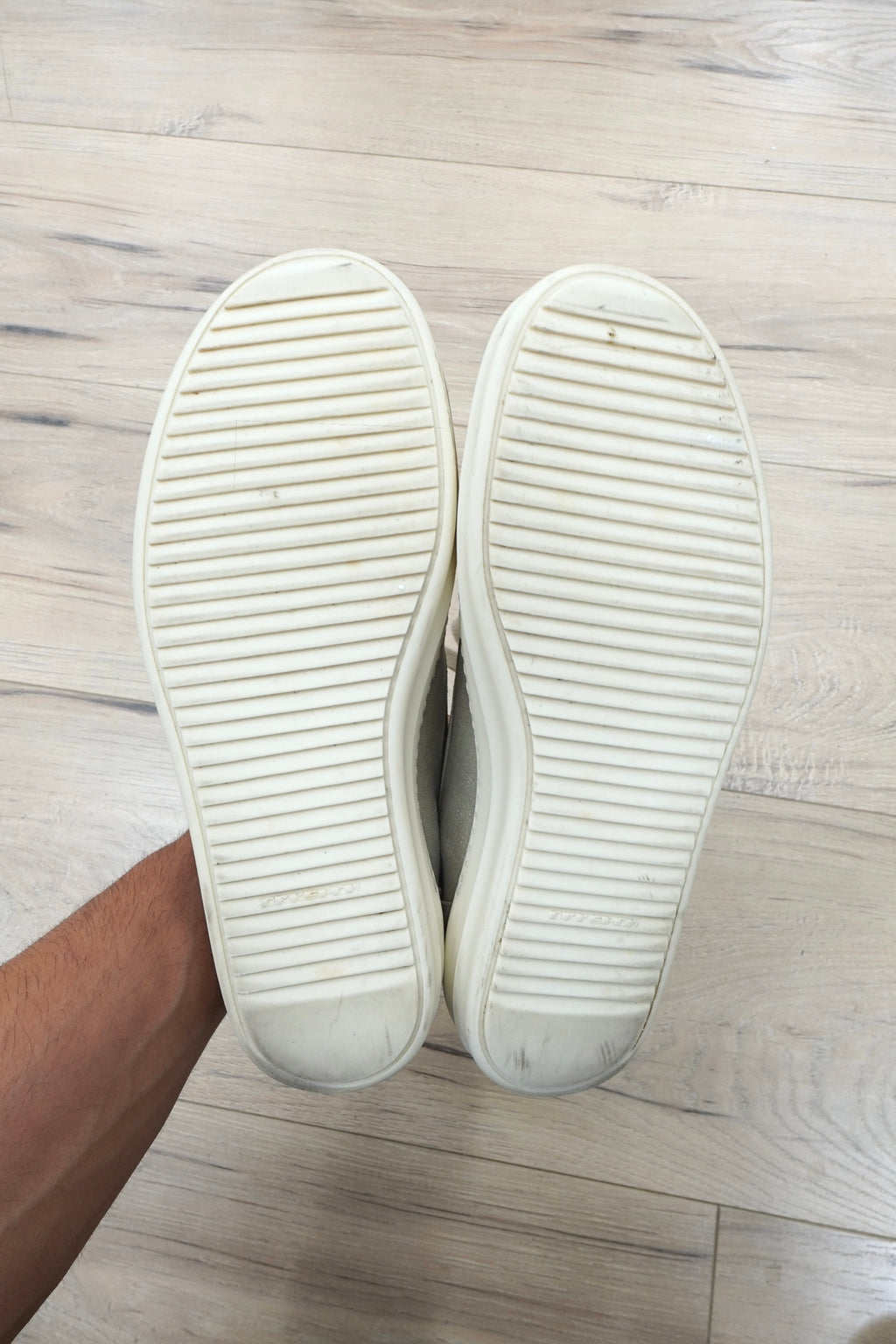 Rick Owens DRKSHDW Vintage Sneaks 'Sand Milk'