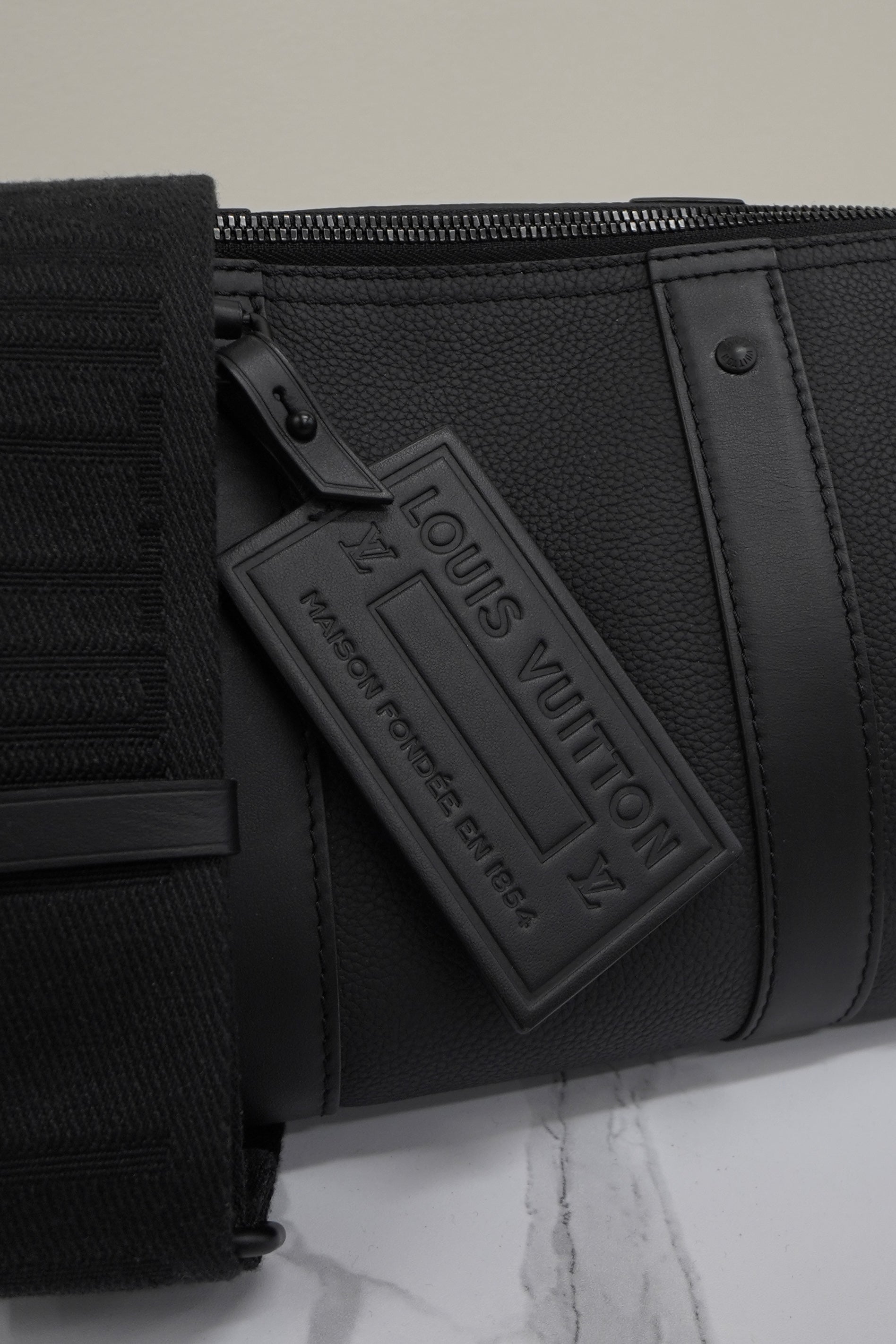 Louis Vuitton Keepall City Aerogram Black