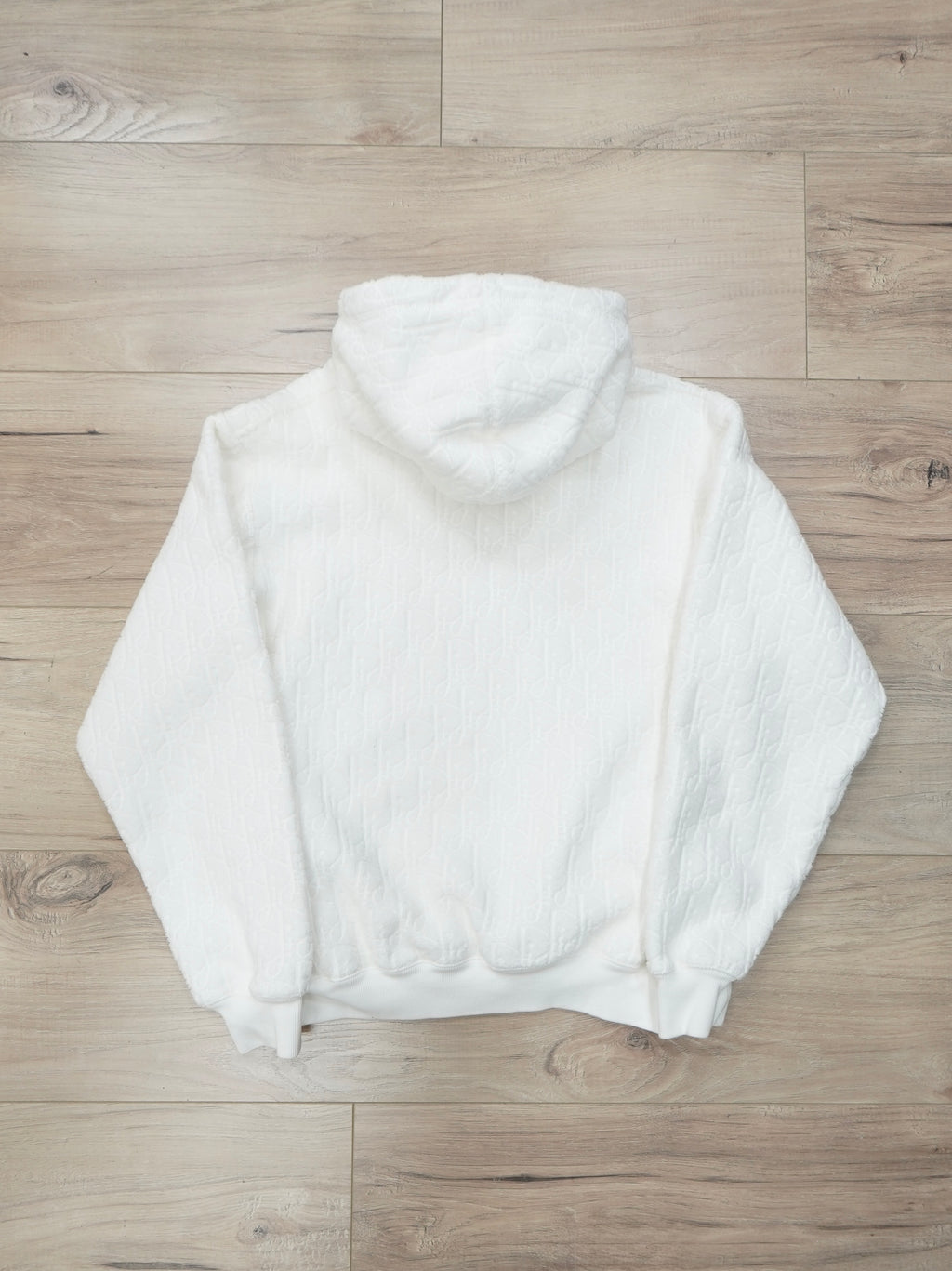 Dior All Over Monogram White Hoodie