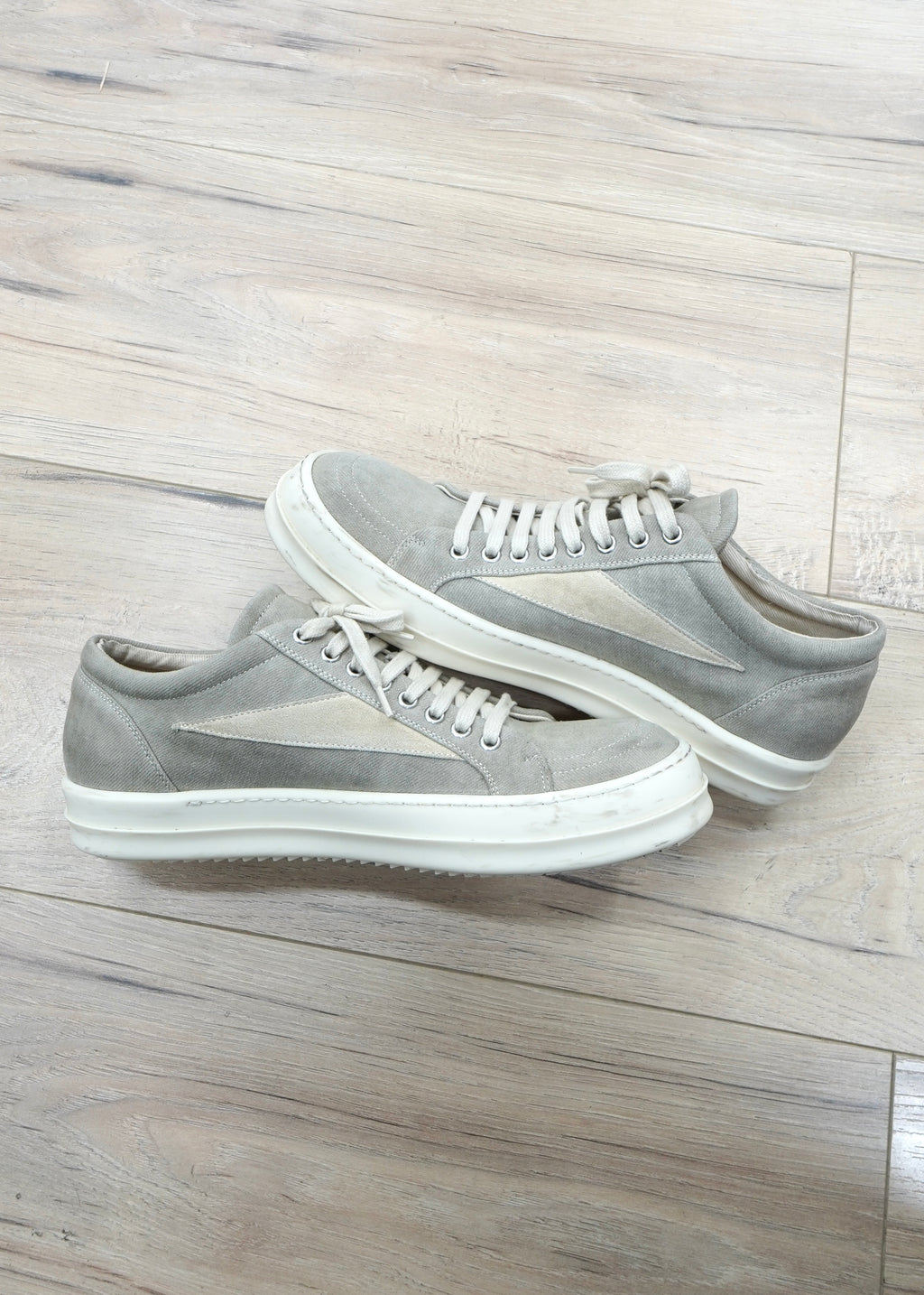 Rick Owens DRKSHDW Vintage Sneaks 'Sand Milk'