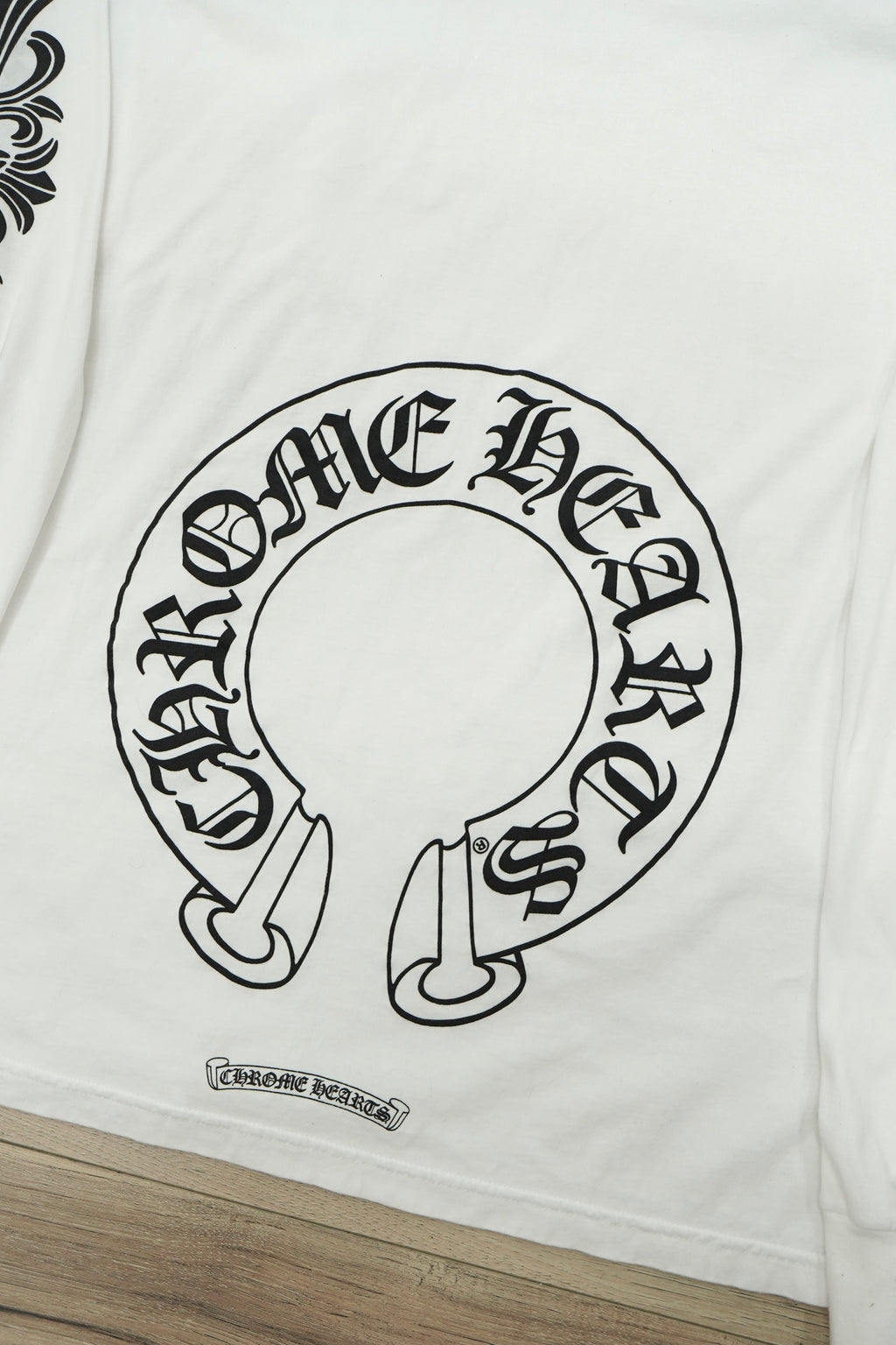 Chrome Hearts Horseshoe Floral Long-Sleeve