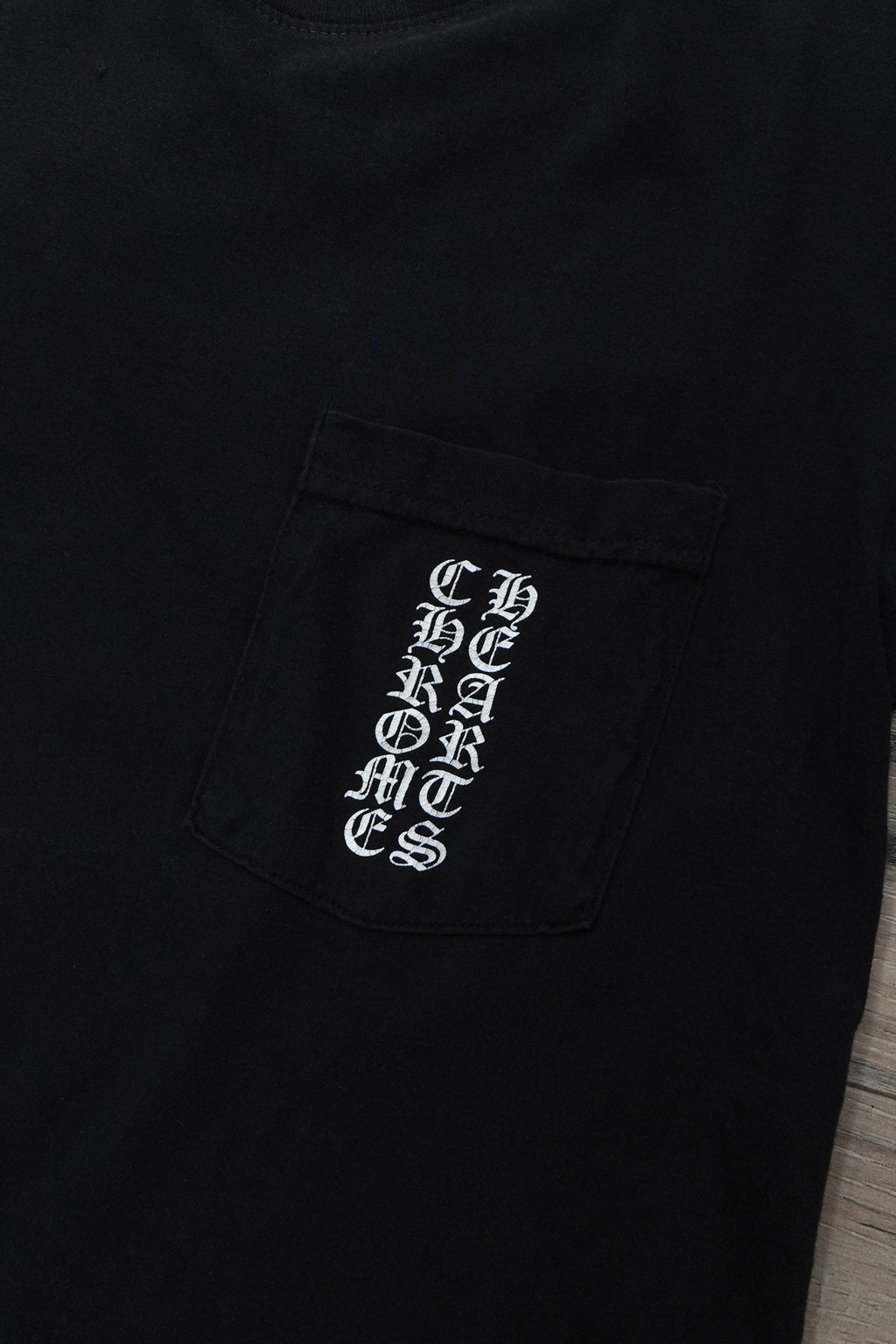 Chrome Hearts Cemetery Cross Scroll Logo T-Shirt