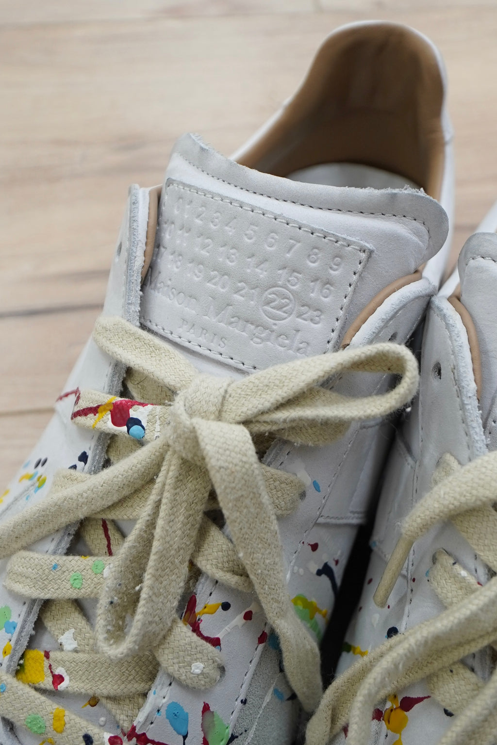 Maison Margiela Replica Paint-Splatter Gat Sneakers