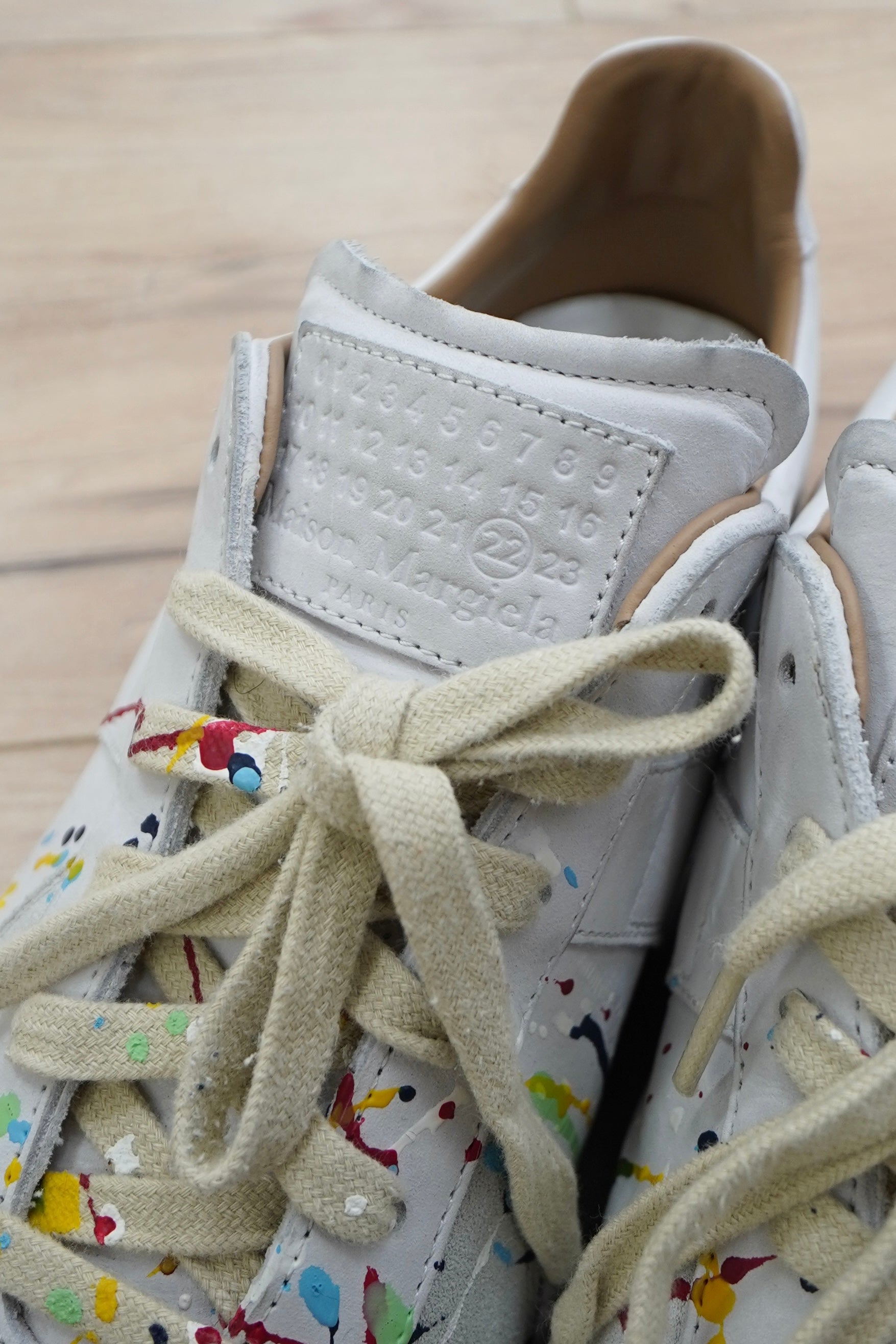 Maison Margiela Replica Paint-Splatter Gat Sneakers