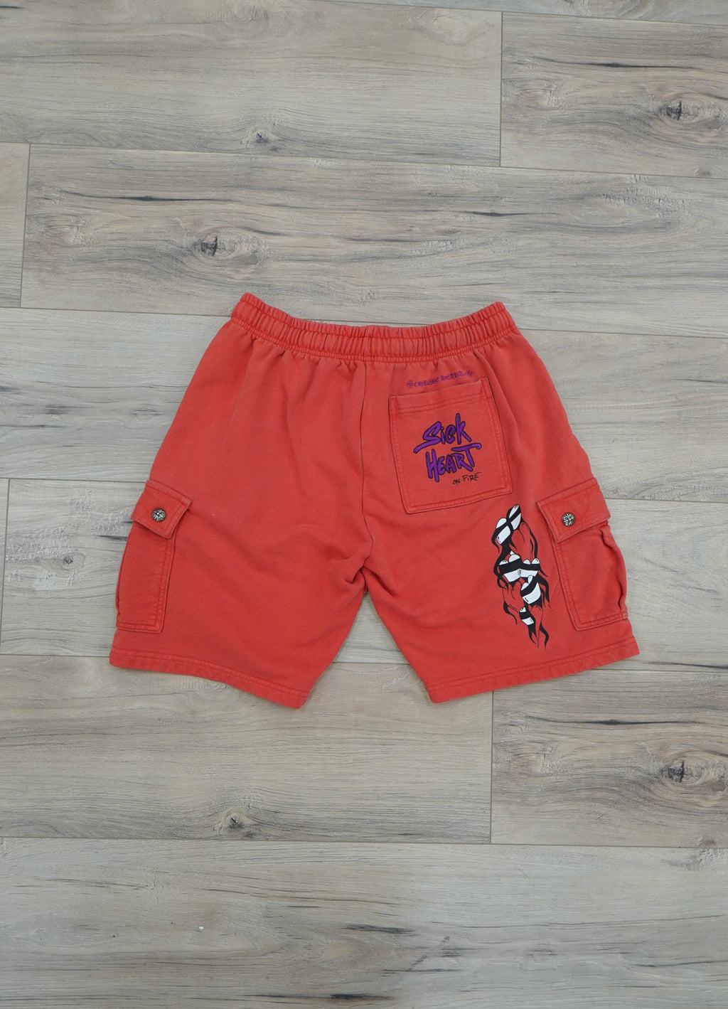 Chrome Hearts x Matty Boy Sadistic Lipstick Shorts