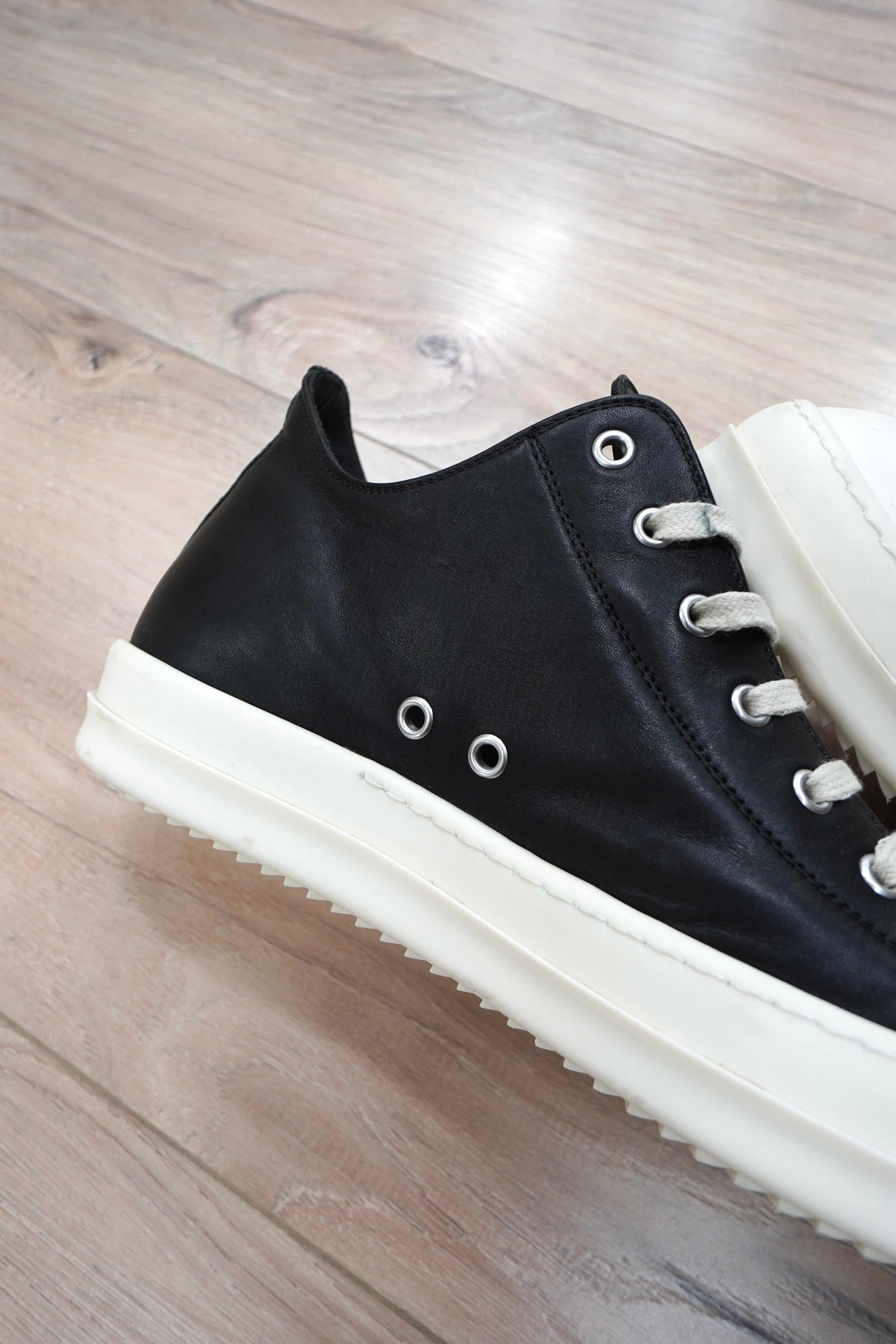 Rick Owens Scarpe Pelle Low Sneakers