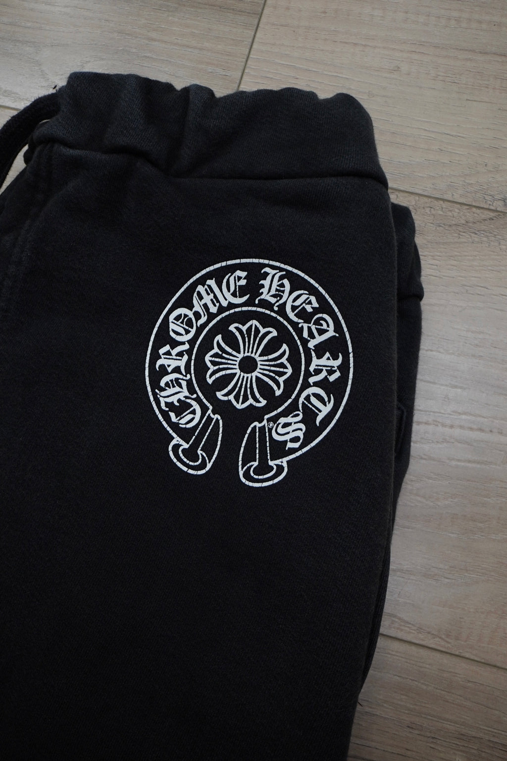 Chrome Hearts Horseshoe Logo Black Sweatpants