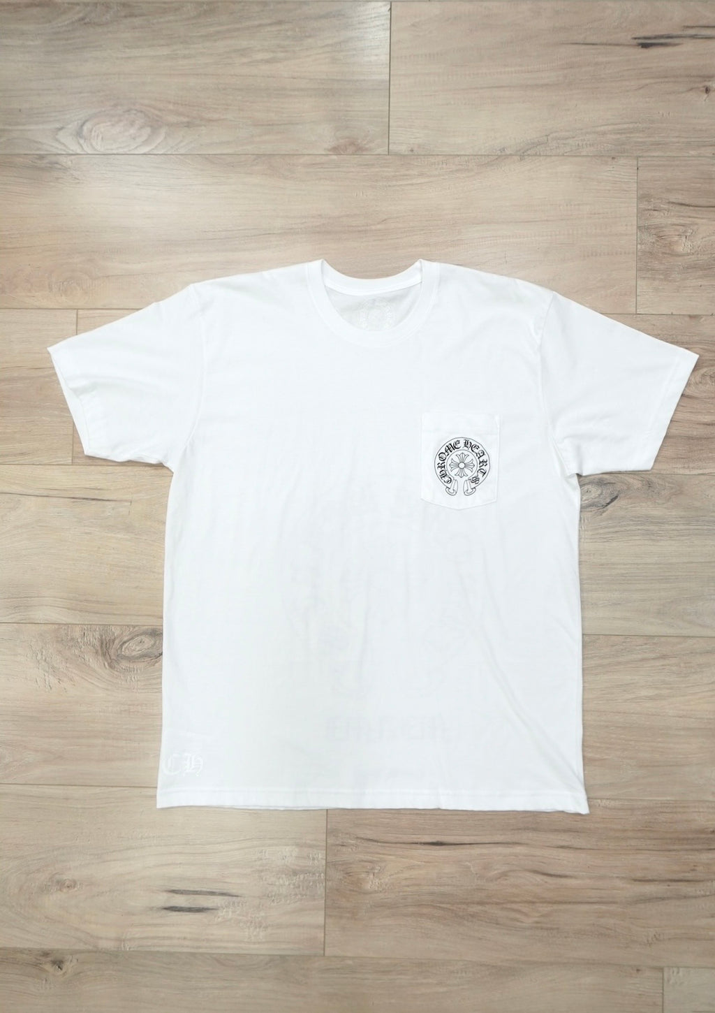 Chrome Hearts Miami Exclusive Horseshoe White T-Shirt