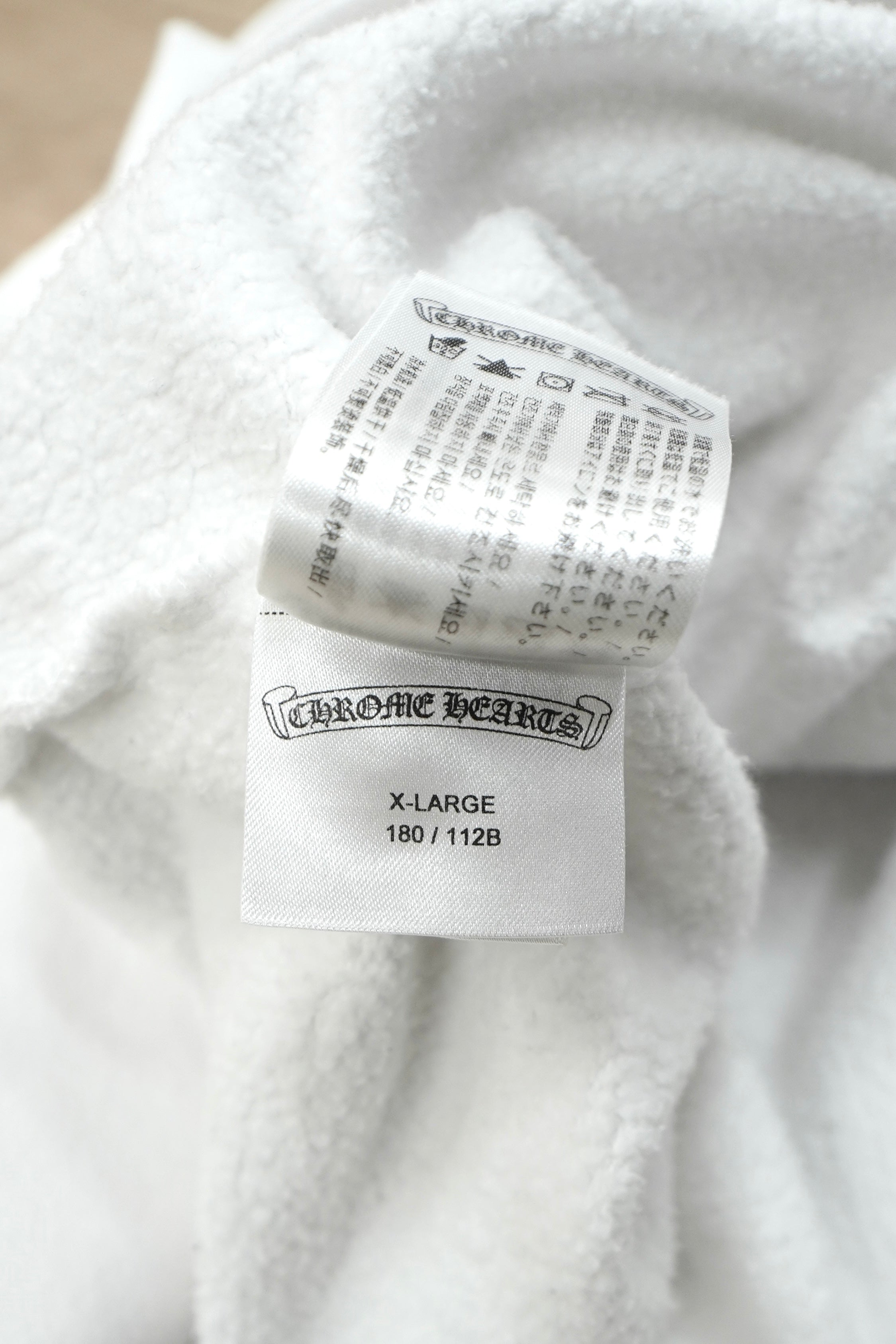 Chrome Hearts Horseshoe Floral White Hoodie
