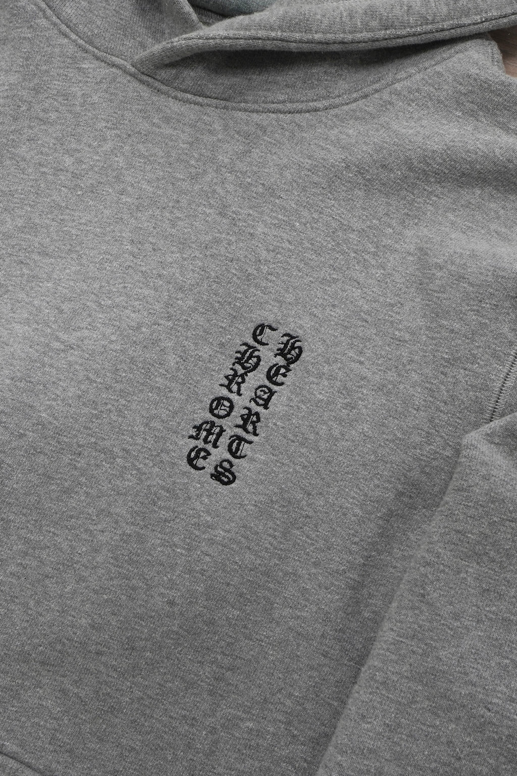 Chrome Hearts Plus Cross Patch Grey Hoodie