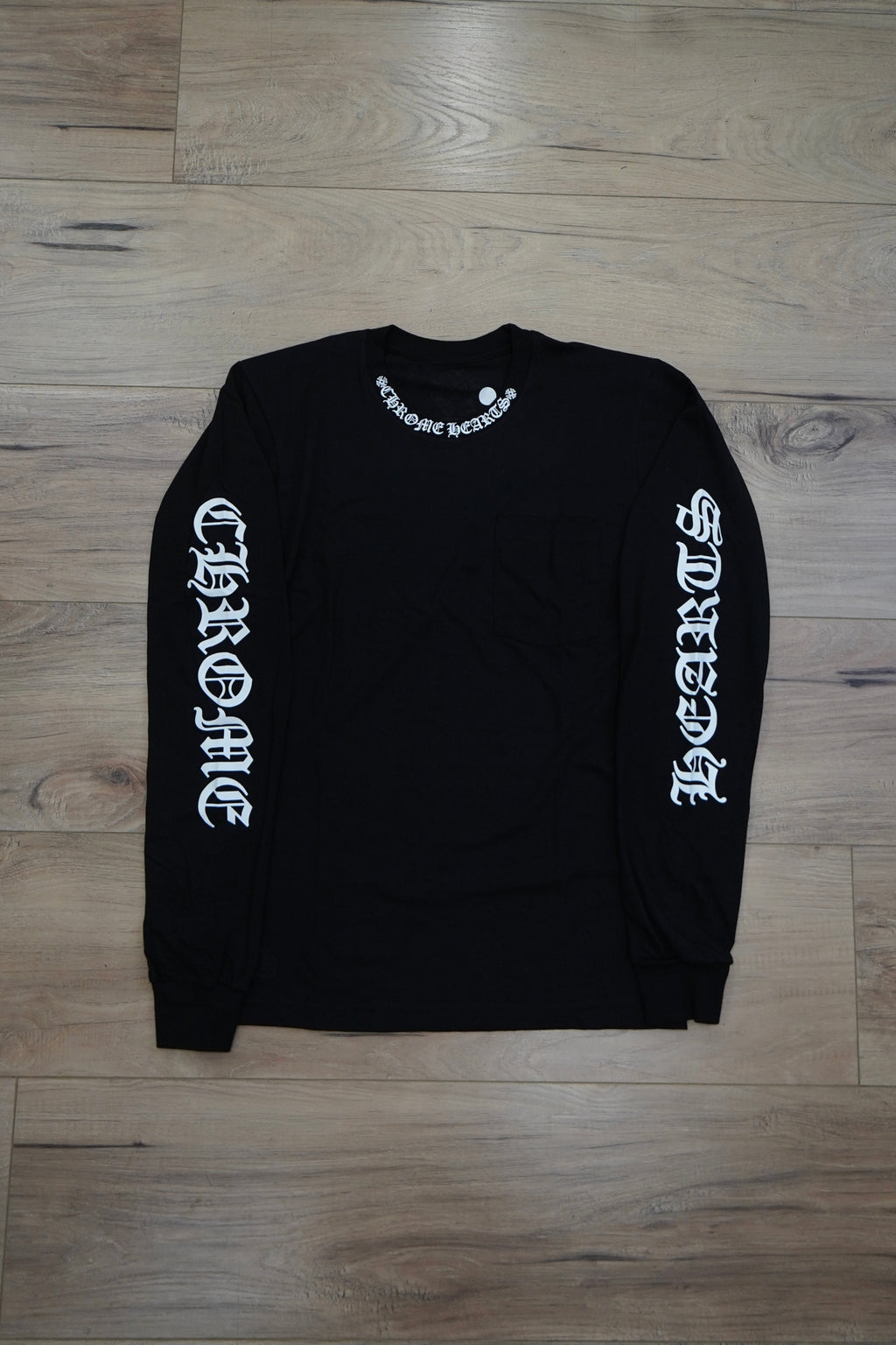 Chrome Hearts Neck Logo Black Long Sleeve