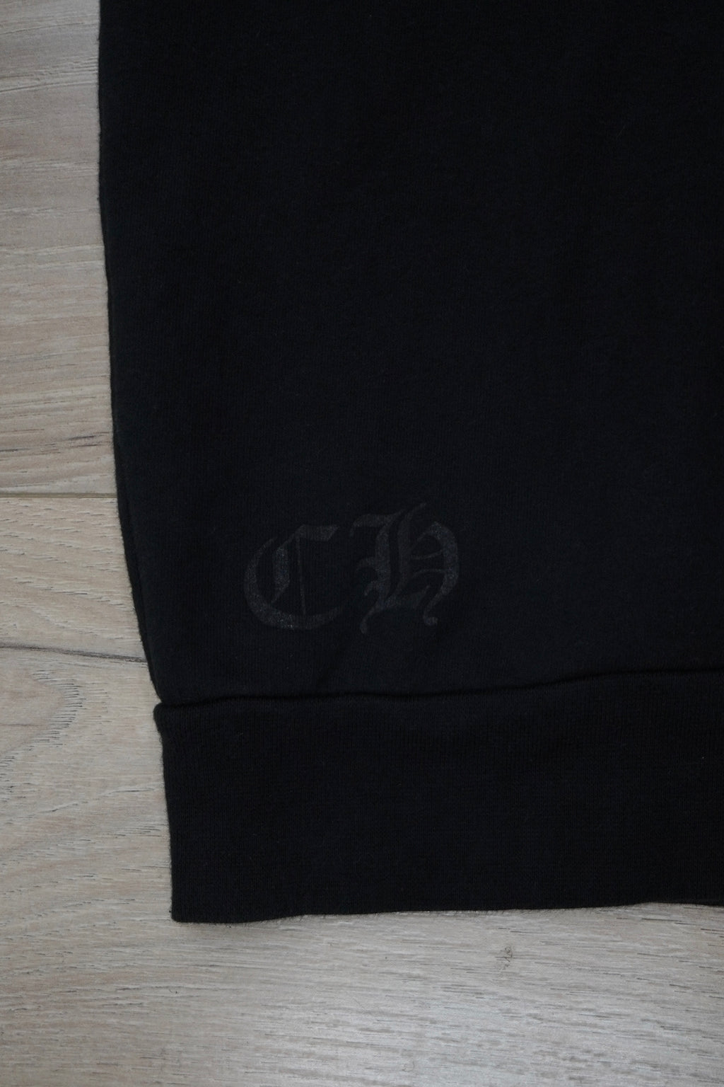 Chrome Hearts Horseshoe Floral Black Crewneck Sweatshirt