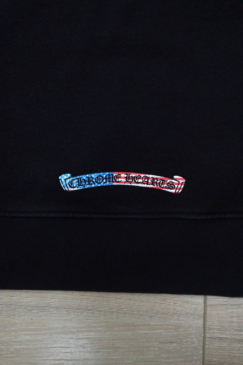 Chrome Hearts x Matty Boy US Flag Scroll Logo Crewneck