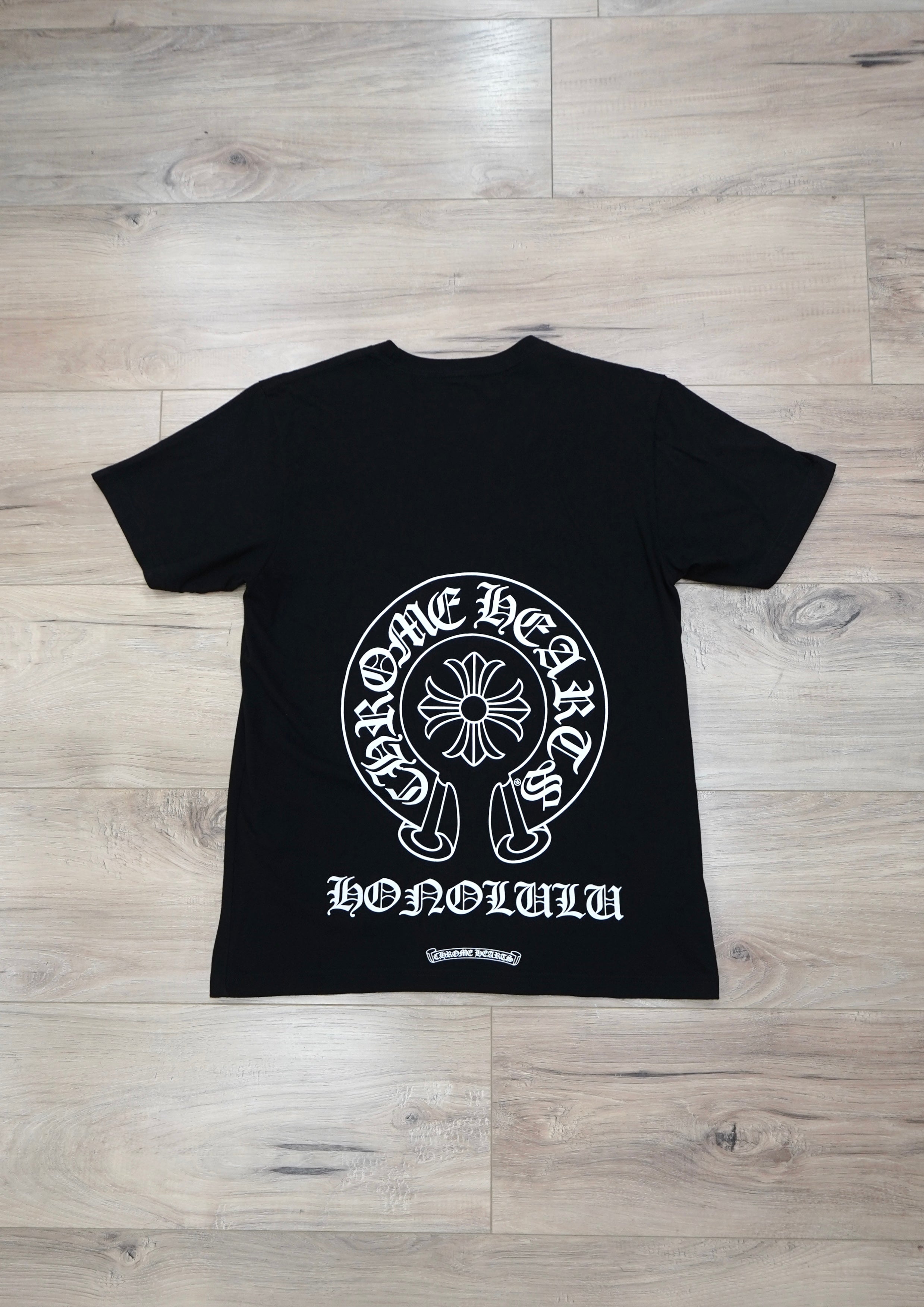 Chrome Hearts Honolulu Exclusive Horseshoe Black T-Shirt