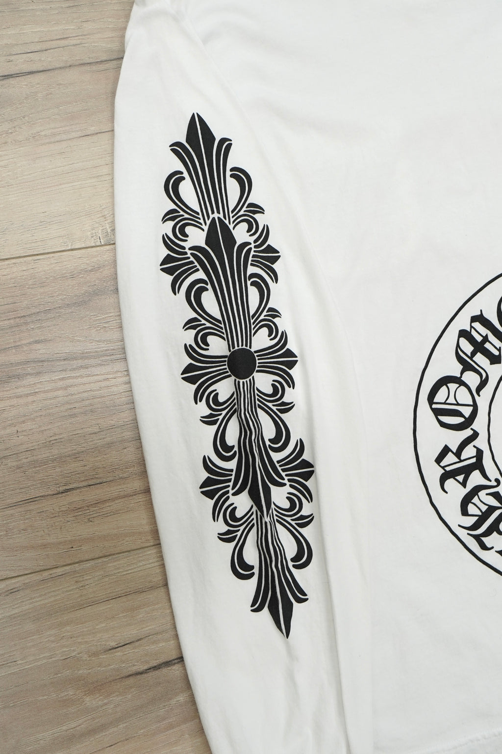 Chrome Hearts Horseshoe Floral Long-Sleeve