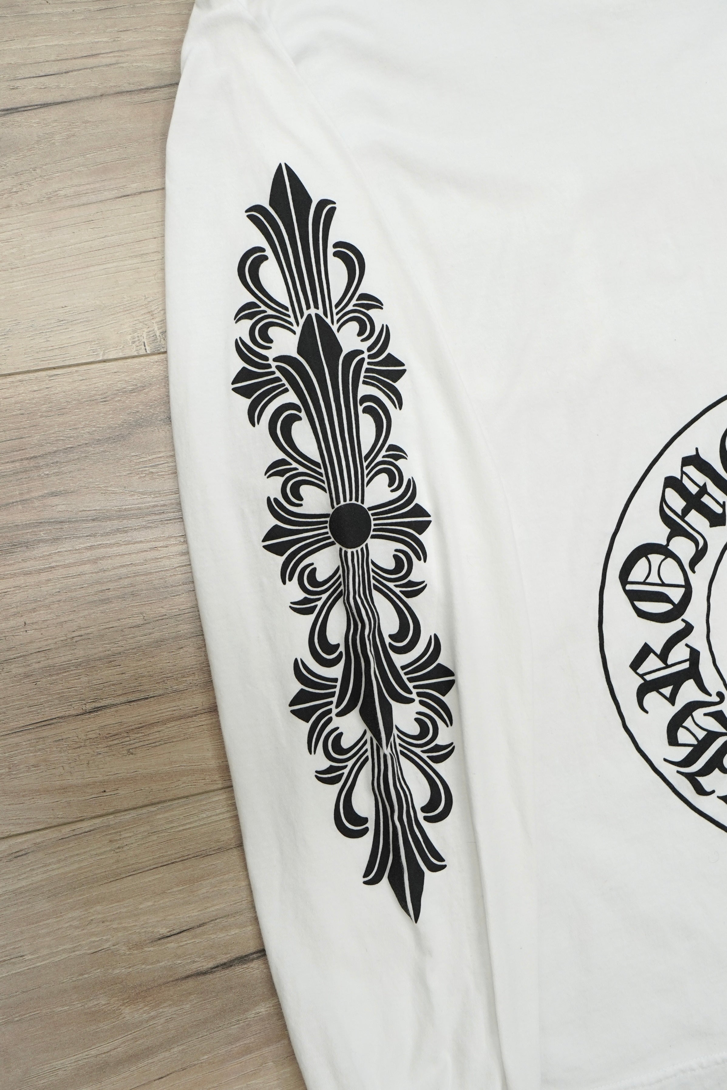 Chrome Hearts Horseshoe Floral Long-Sleeve