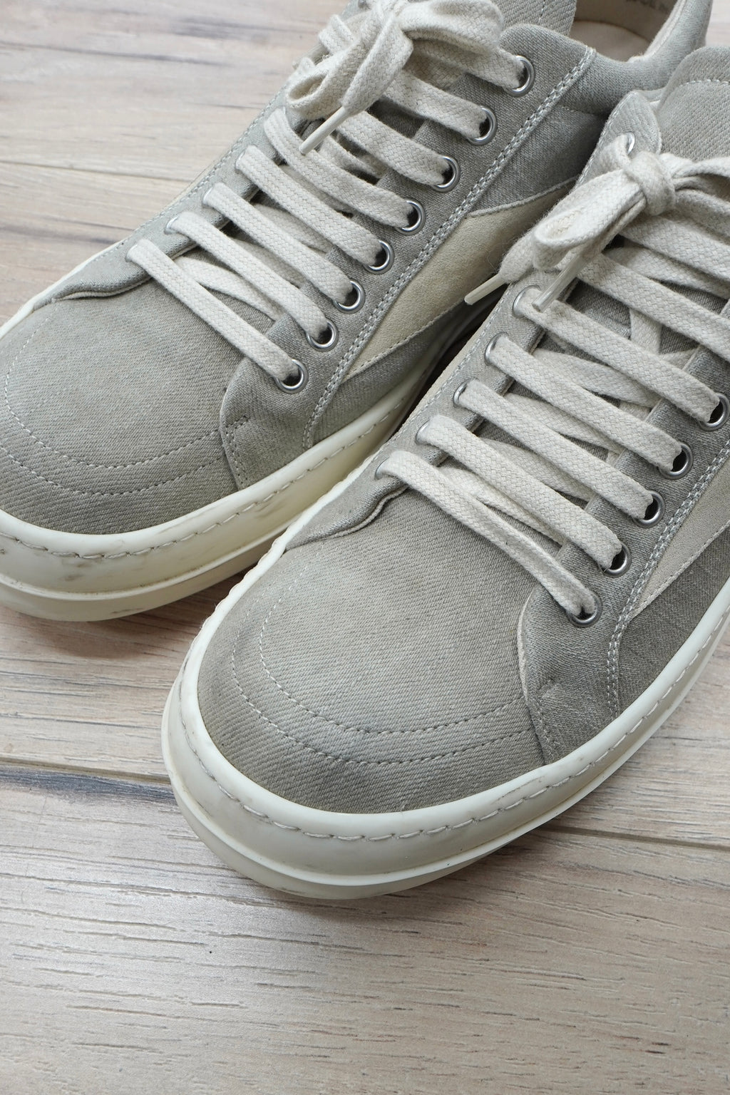 Rick Owens DRKSHDW Vintage Sneaks 'Sand Milk'