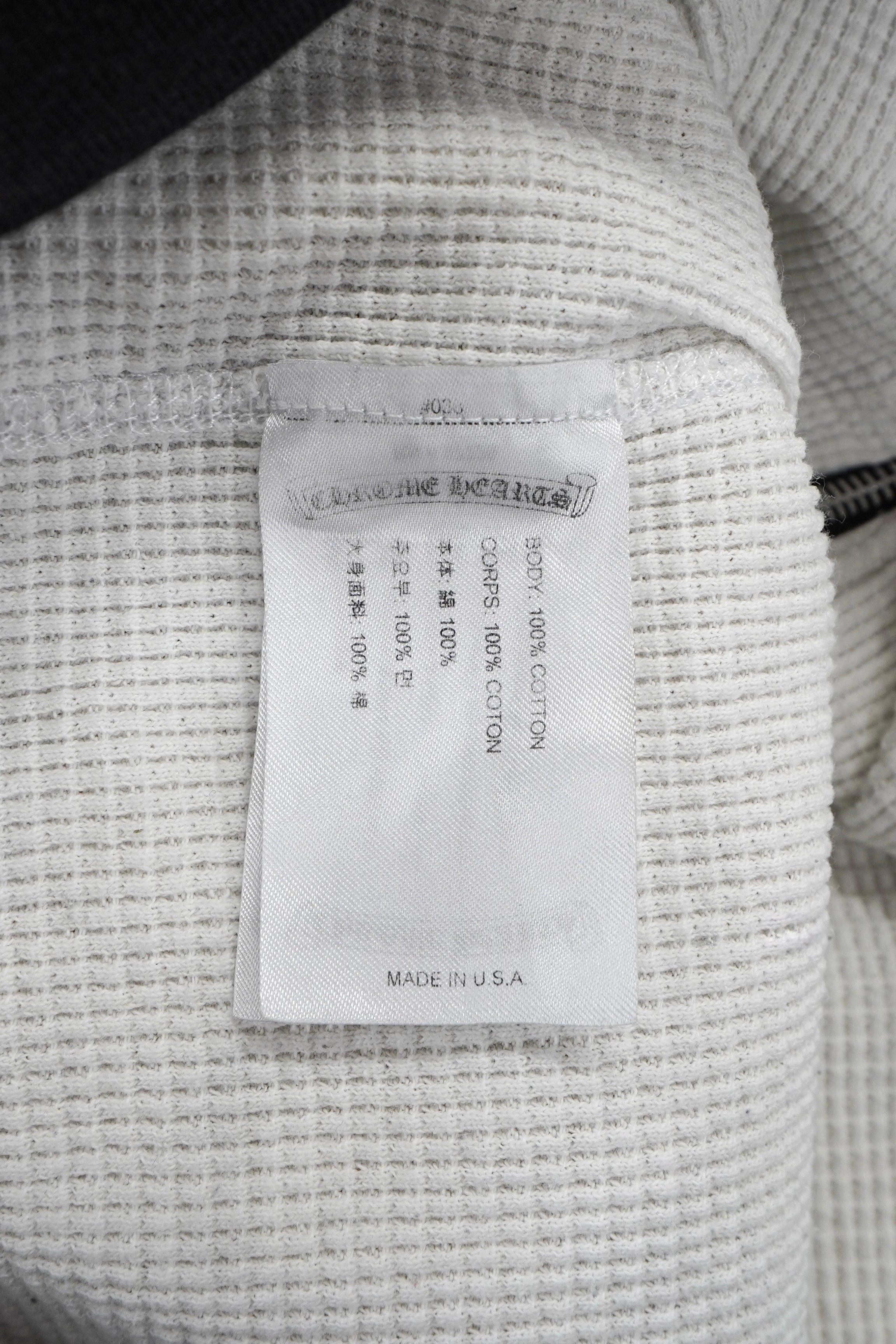 Chrome Hearts x Matty Boy Camo Caution Thermal Zip Up Hoodie