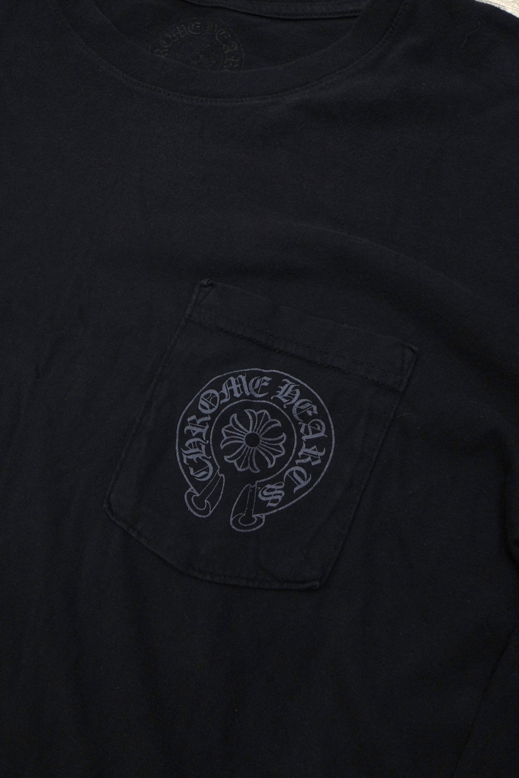 Chrome Hearts Black & Grey Horseshoe Staff Long Sleeve