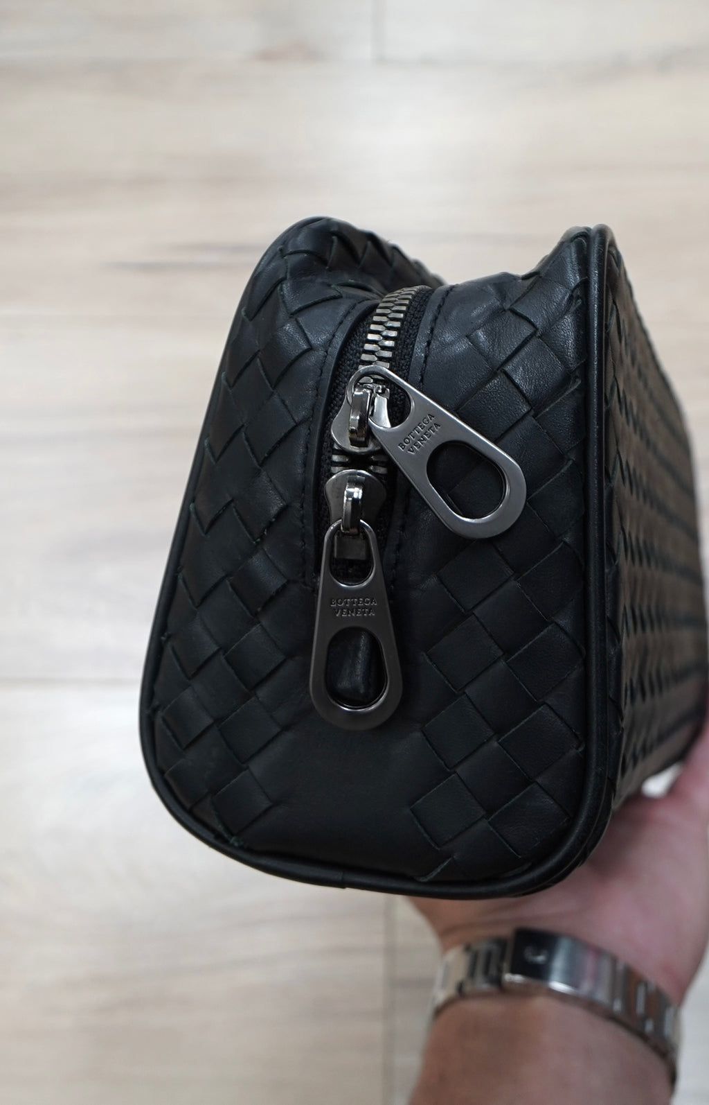 Bottega Veneta Intrecciato Toiletry Bag