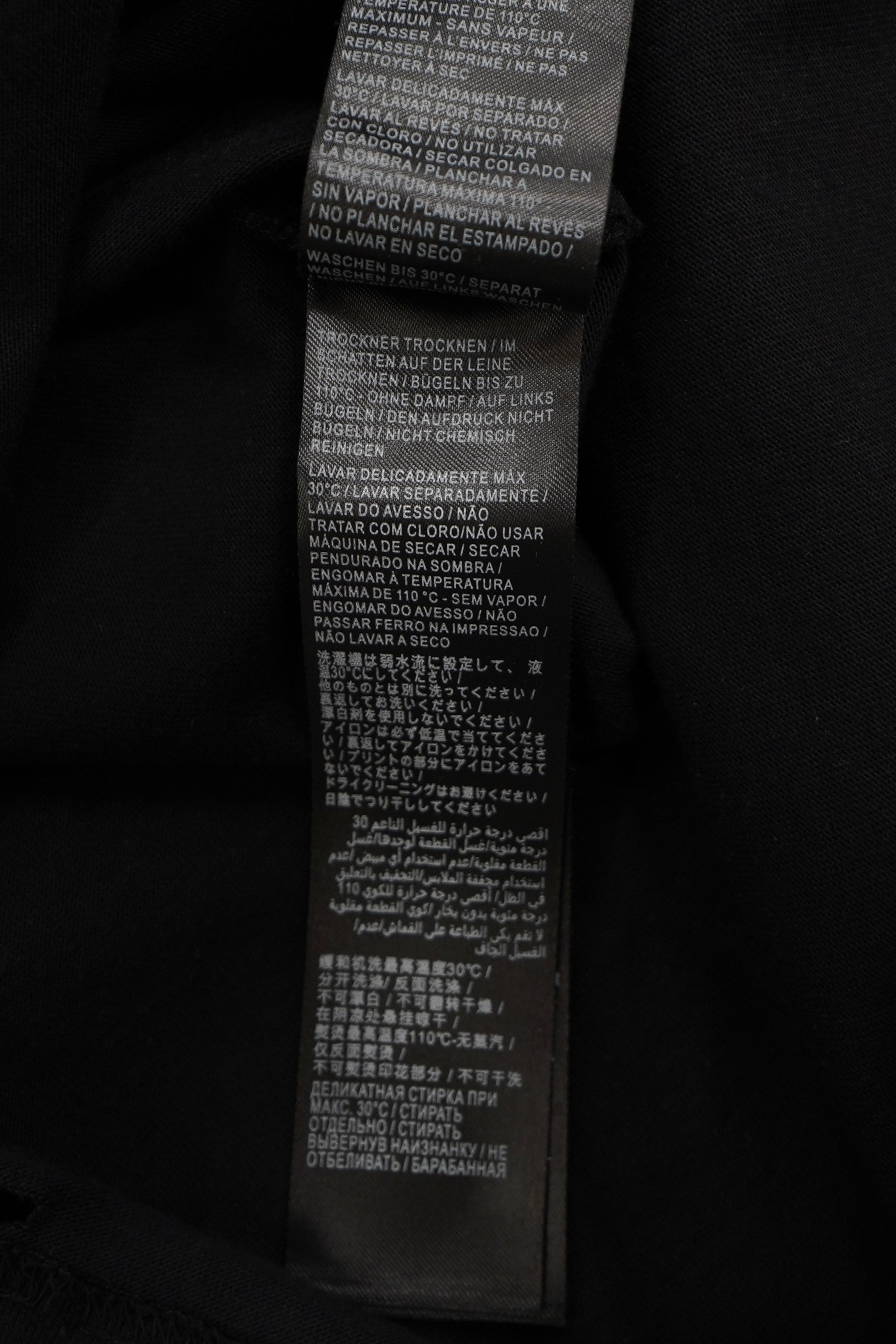 Balenciaga Burning Unity Logo Oversized Distressed T-Shirt