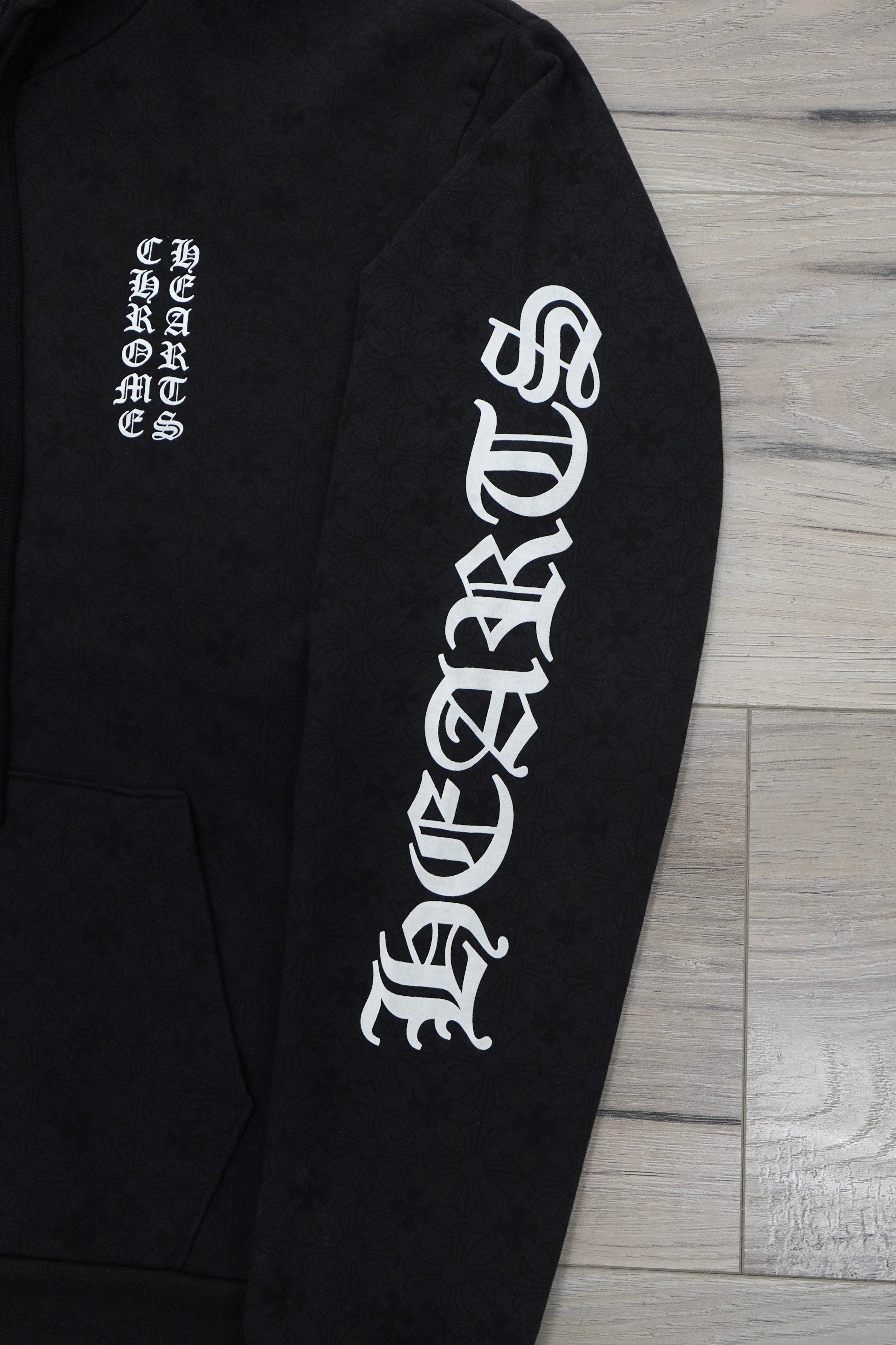 Chrome Hearts Monogram Horseshoe Zip Up Hoodie