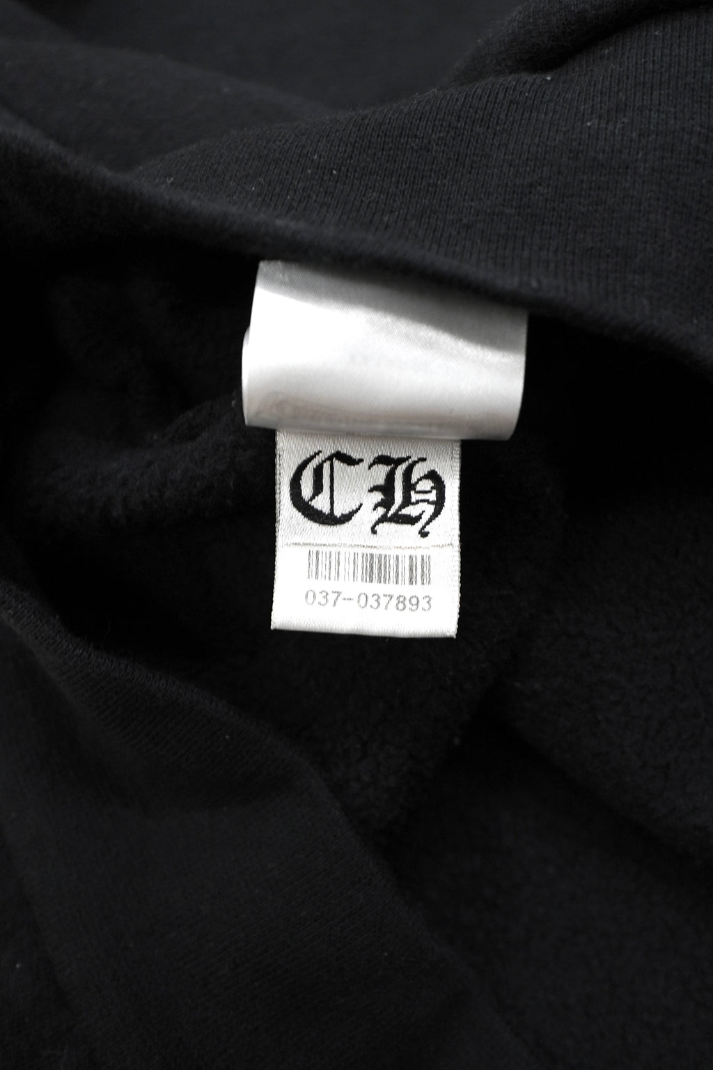 Chrome Hearts T bar Shoulder Logo Black Hoodie