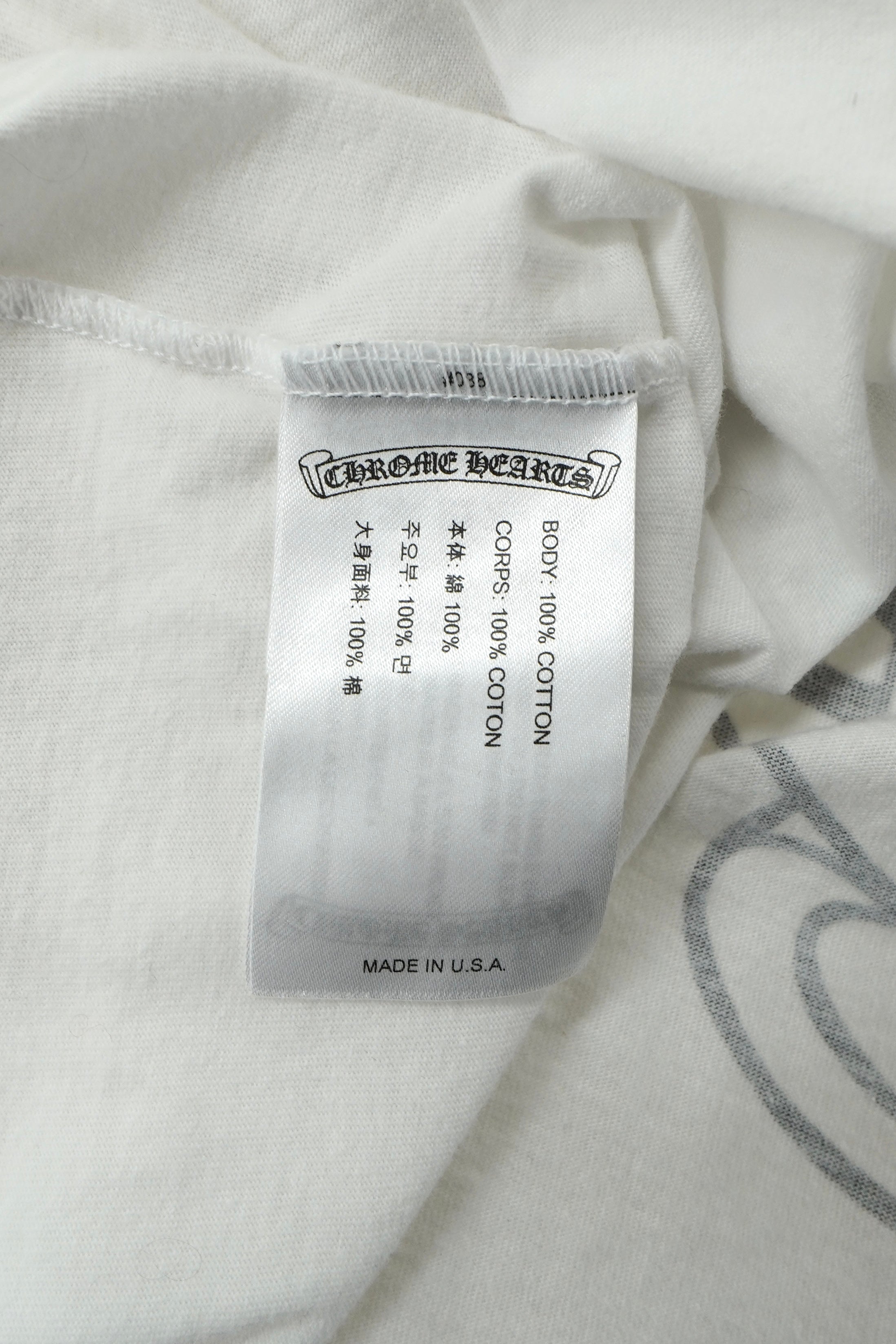 Chrome Hearts Horseshoe Floral Long-Sleeve