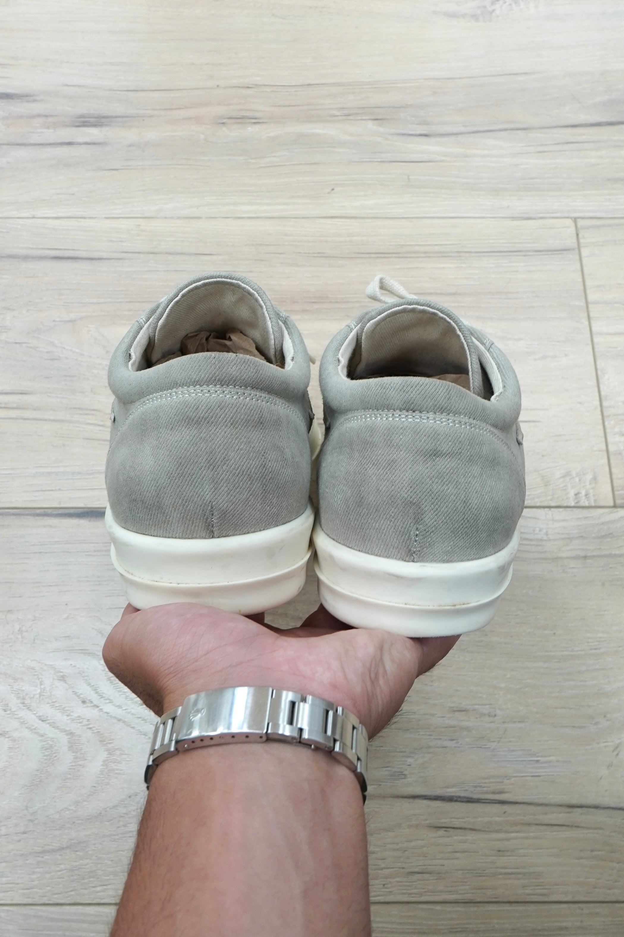 Rick Owens DRKSHDW Vintage Sneaks 'Sand Milk'