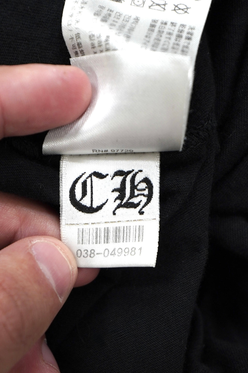 Chrome Hearts Paris Exclusive Horseshoe Black T-Shirt