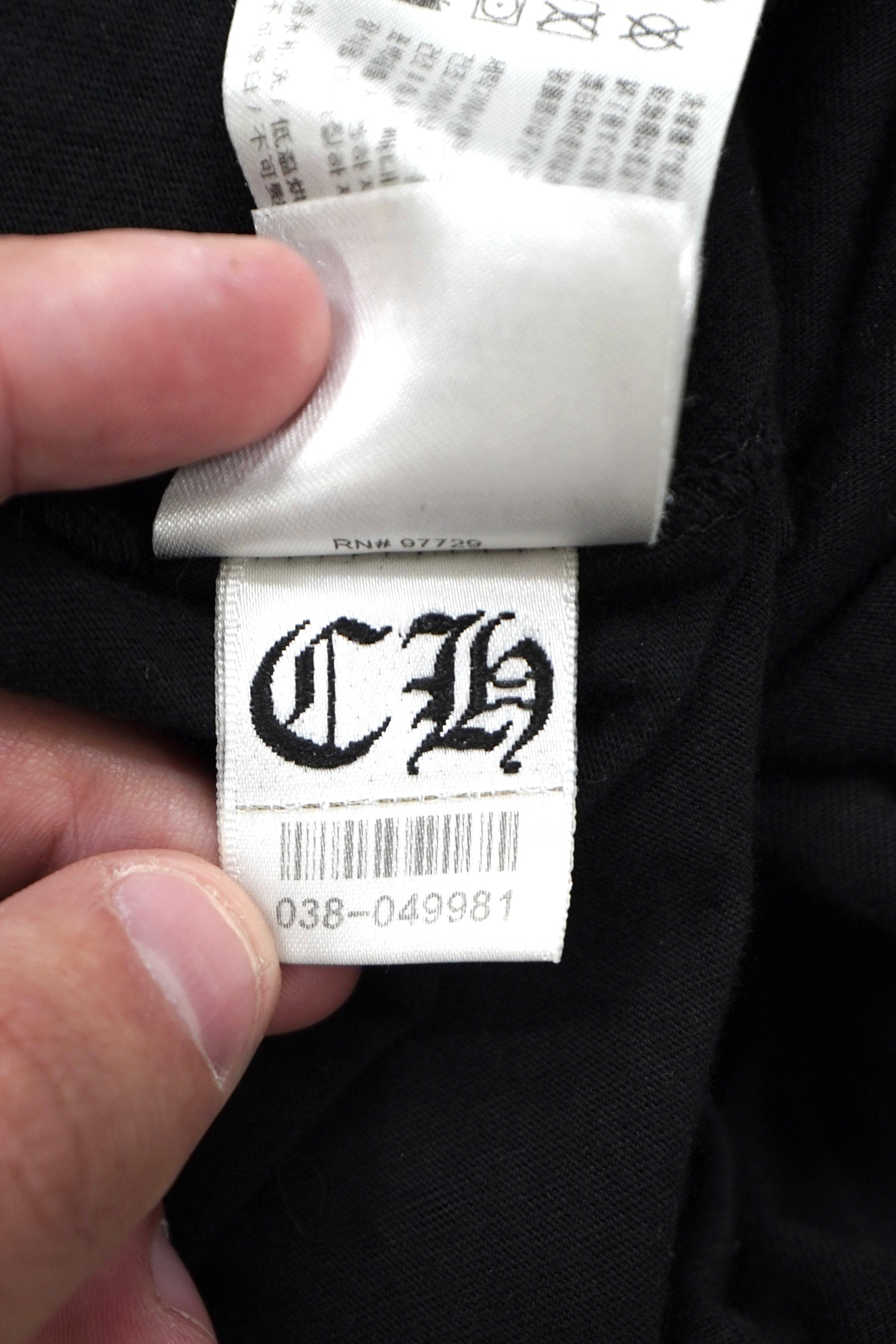 Chrome Hearts Paris Exclusive Horseshoe Black T-Shirt