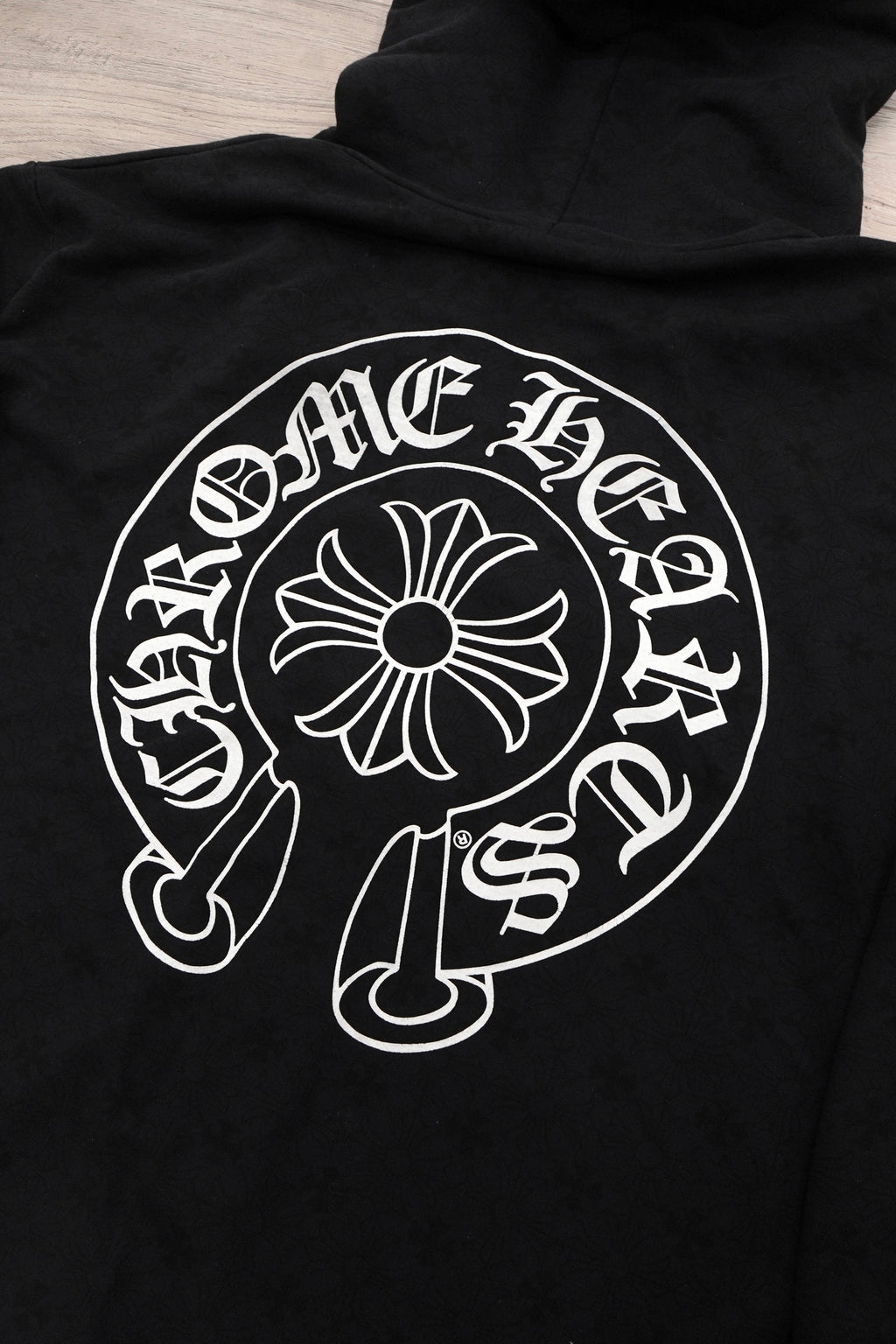 Chrome Hearts Monogram Horseshoe Zip Up Hoodie