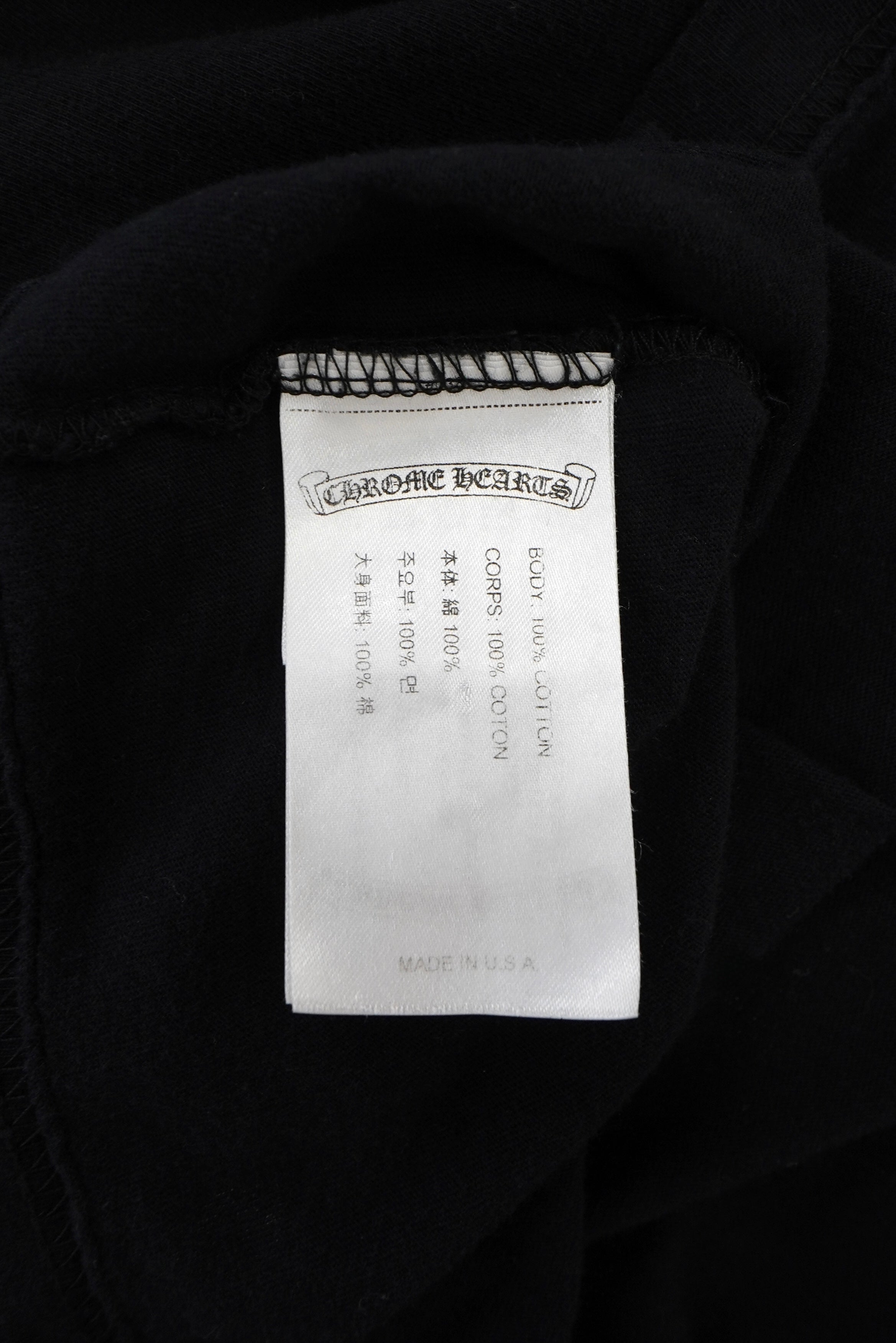 Chrome Hearts Made In Hollywood Red Plus Cross Long-Sleeve