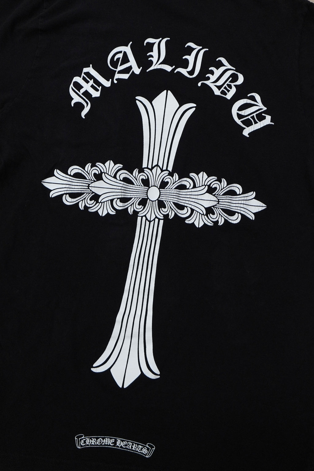 Vintage Chrome Hearts Malibu Exclusive Floral Cross T-Shirt