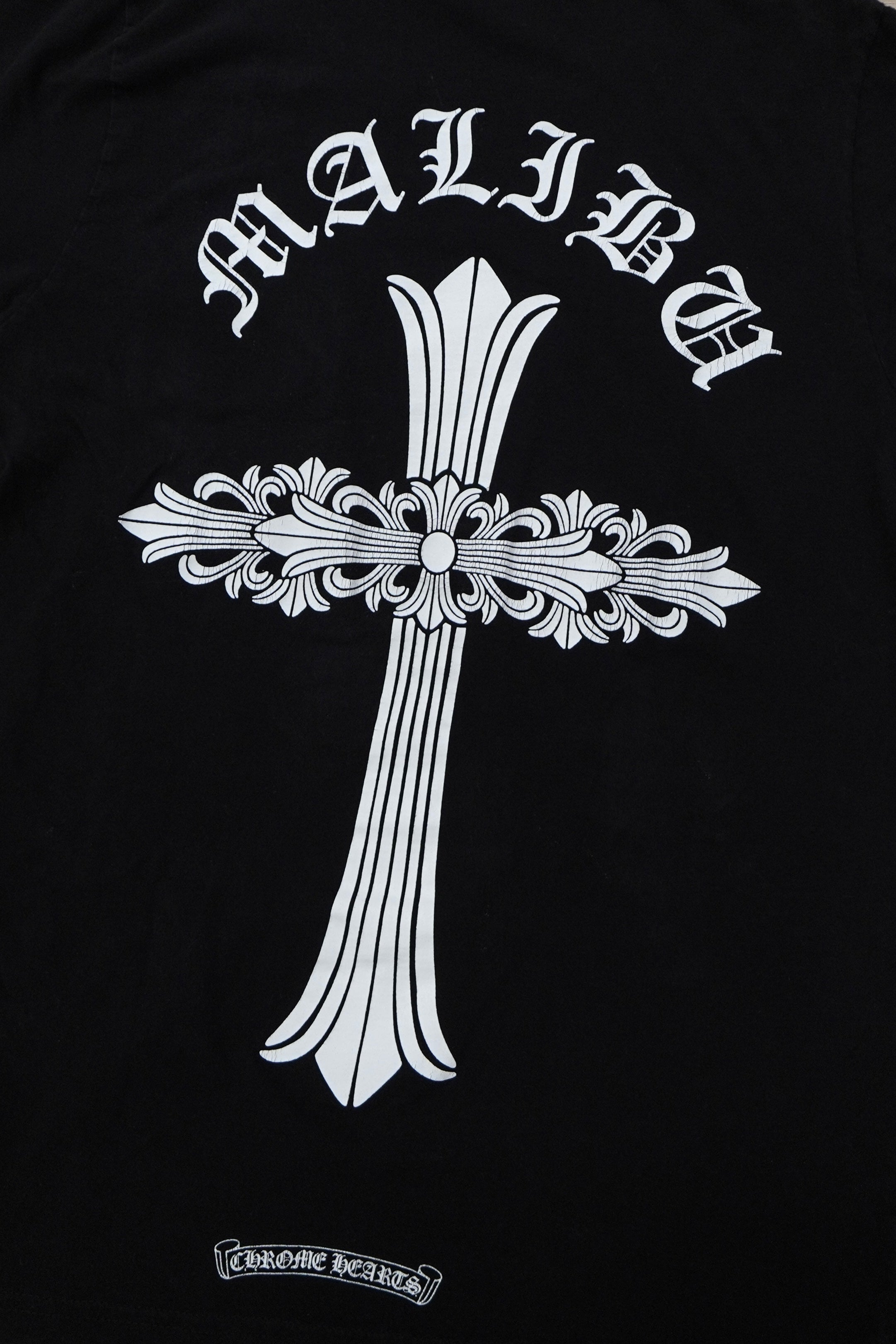 Vintage Chrome Hearts Malibu Exclusive Floral Cross T-Shirt