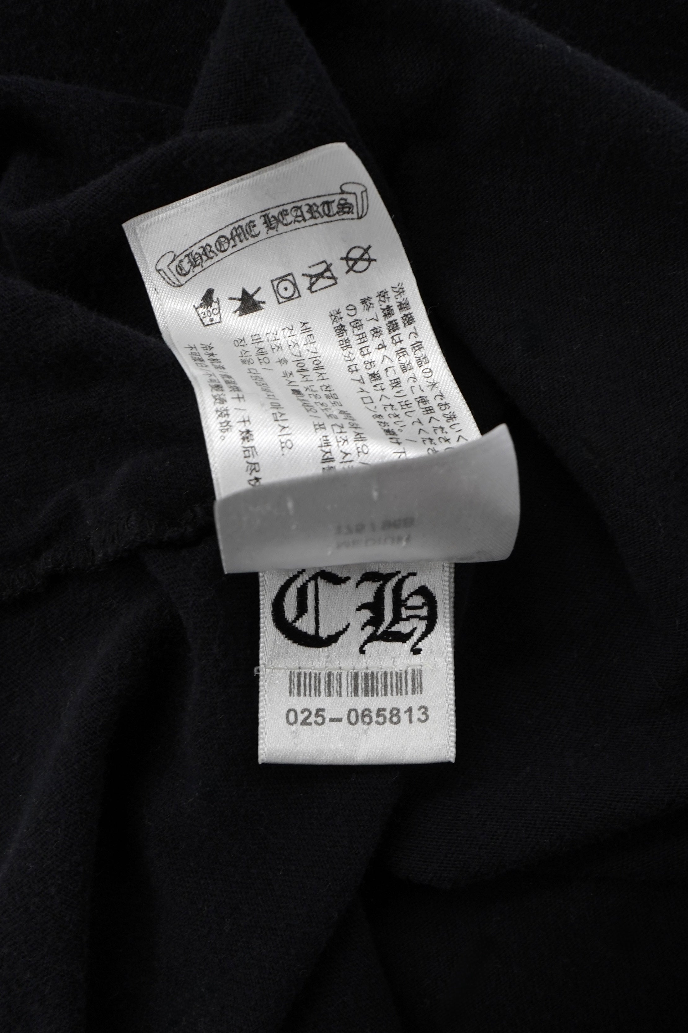 Chrome Hearts Blue Triple Cross Logo T-Shirt