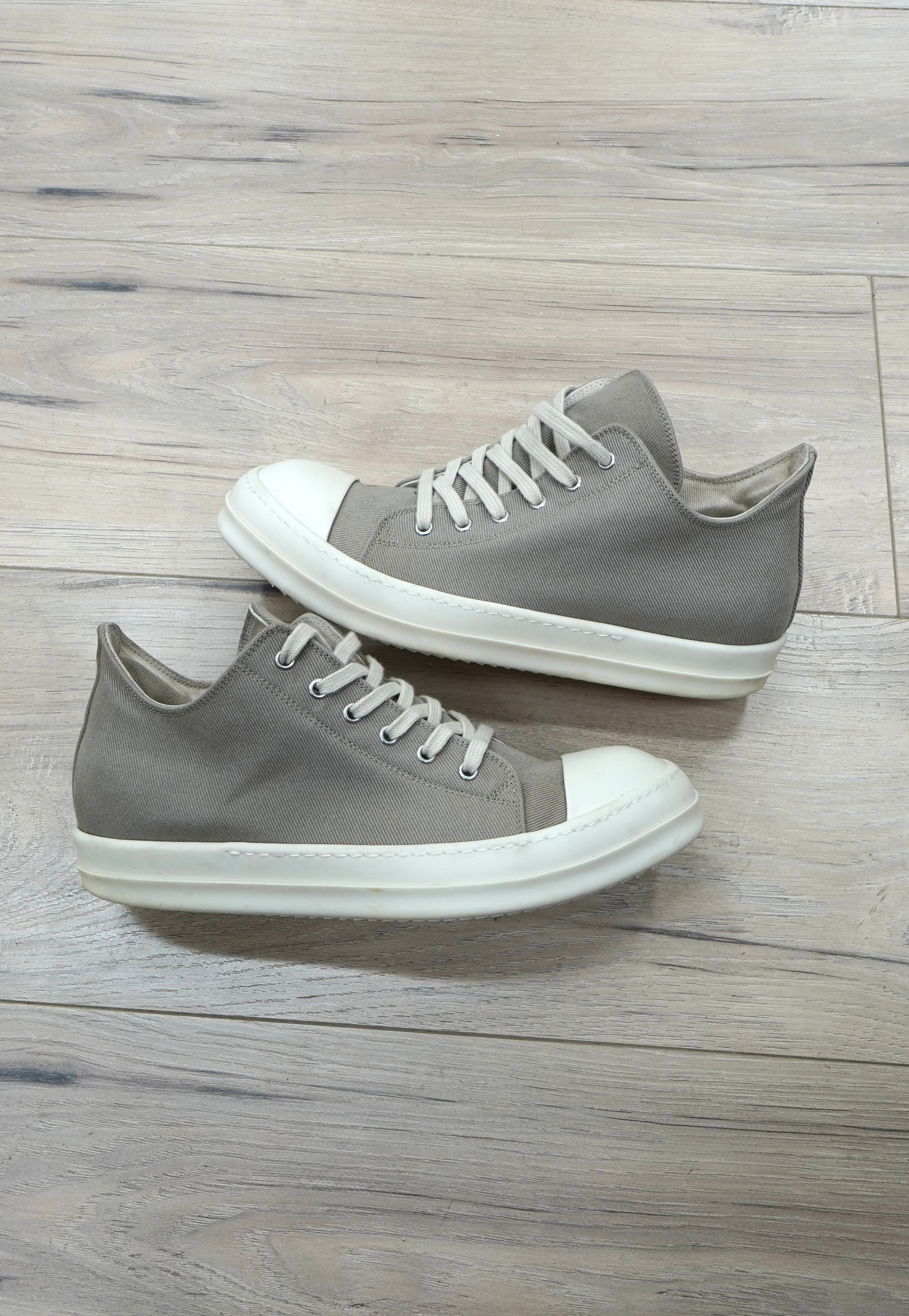 Rick Owens DRKSHDW Low Sneaks 'Dirty Pearl"