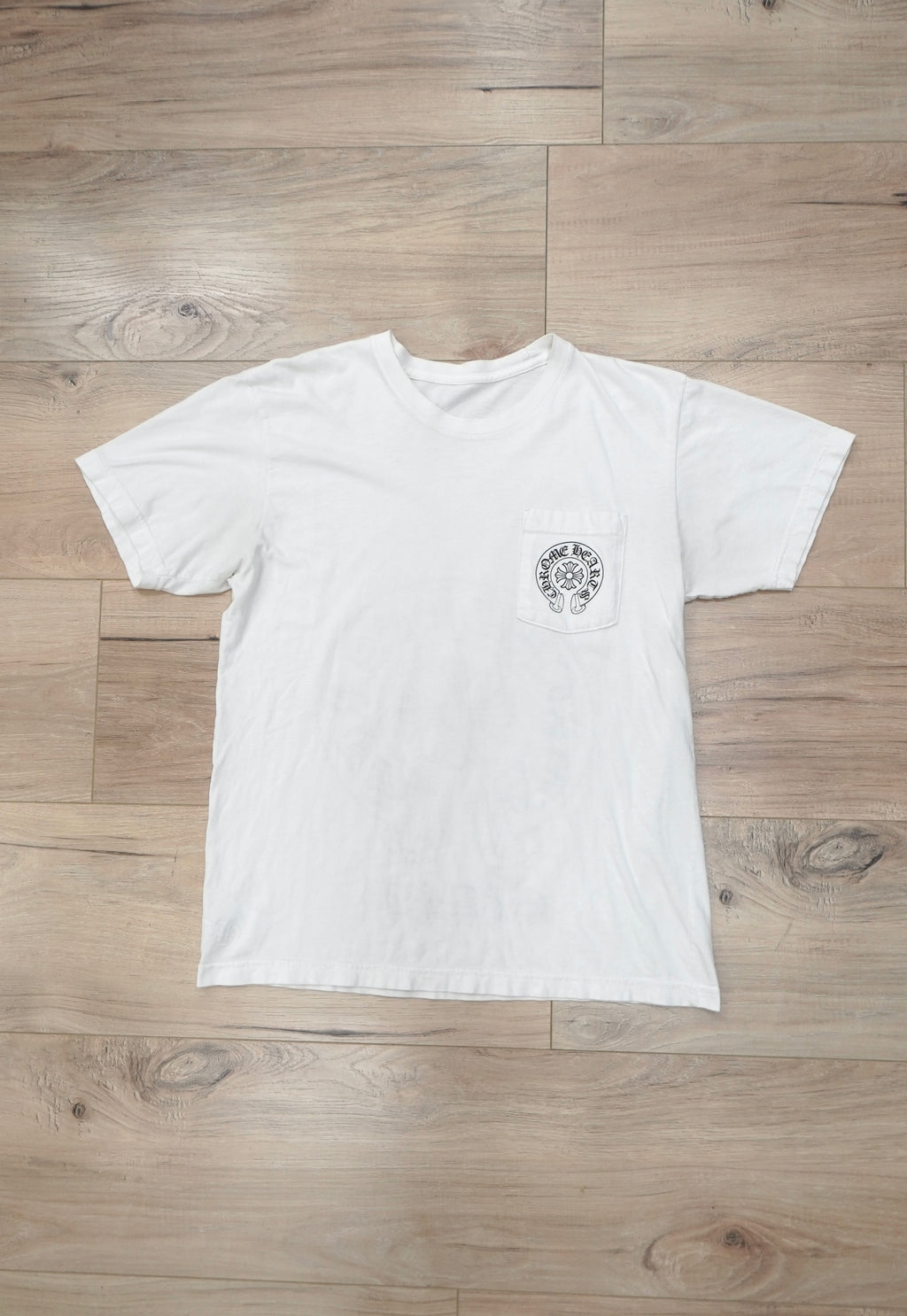 Chrome Hearts Miami Exclusive Horseshoe White T-Shirt