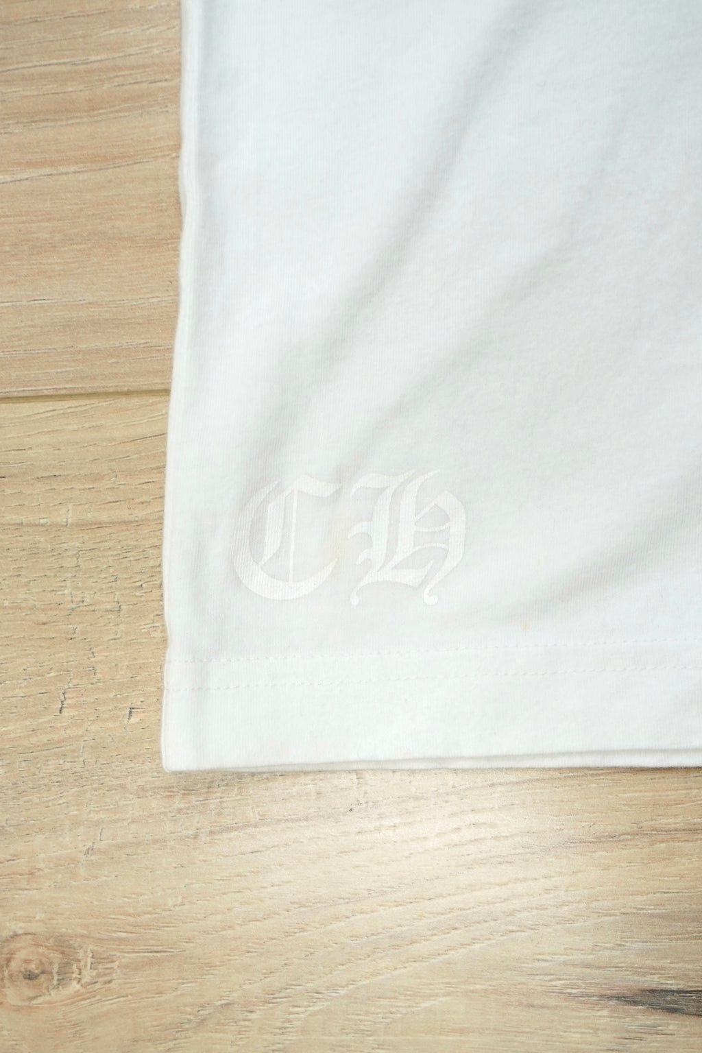 Chrome Hearts Gold Metallic Horseshoe Glasses T Shirt
